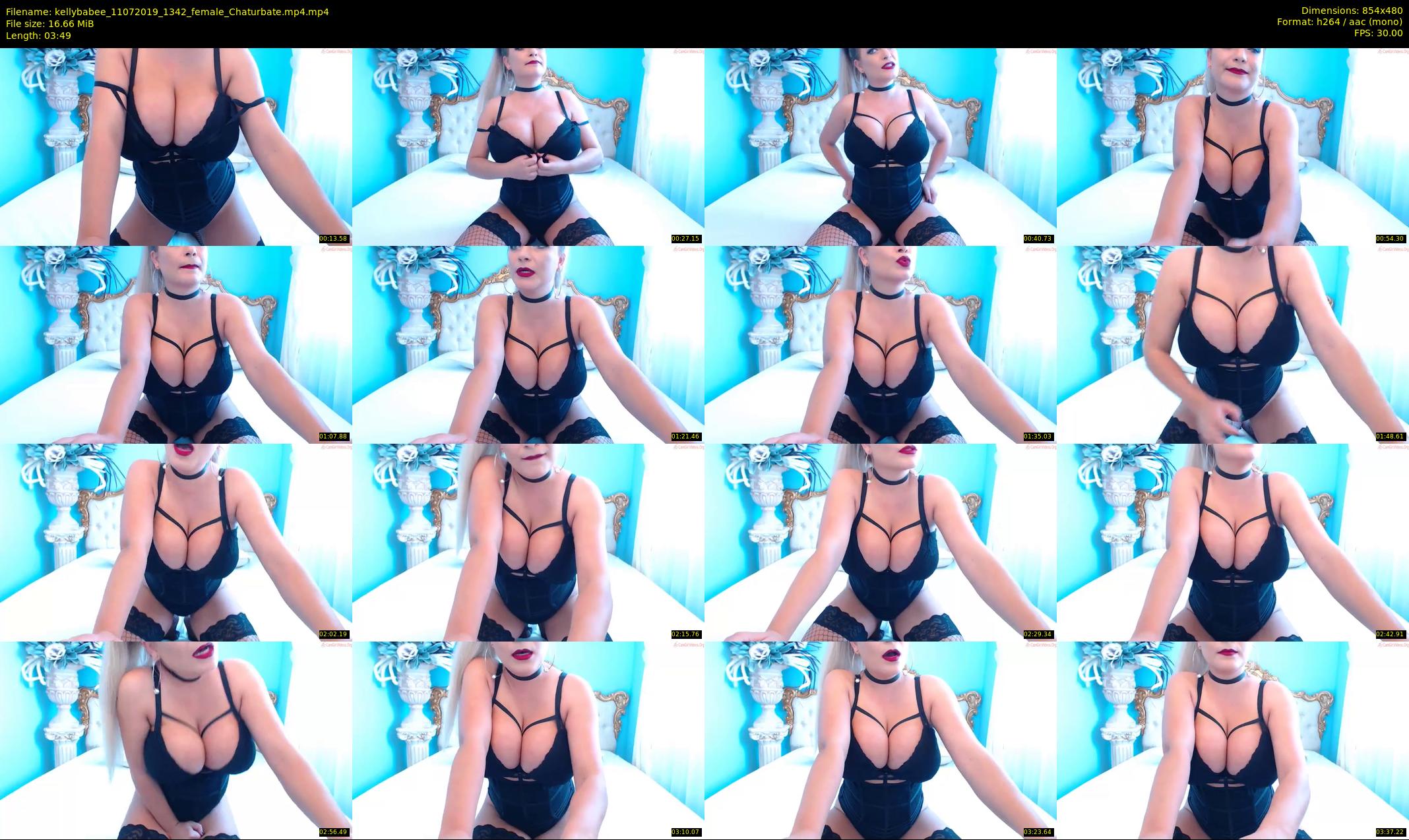 kellybabee — 4 minute Chaturbate female cam show recording, 480p, Jul 11, 2019