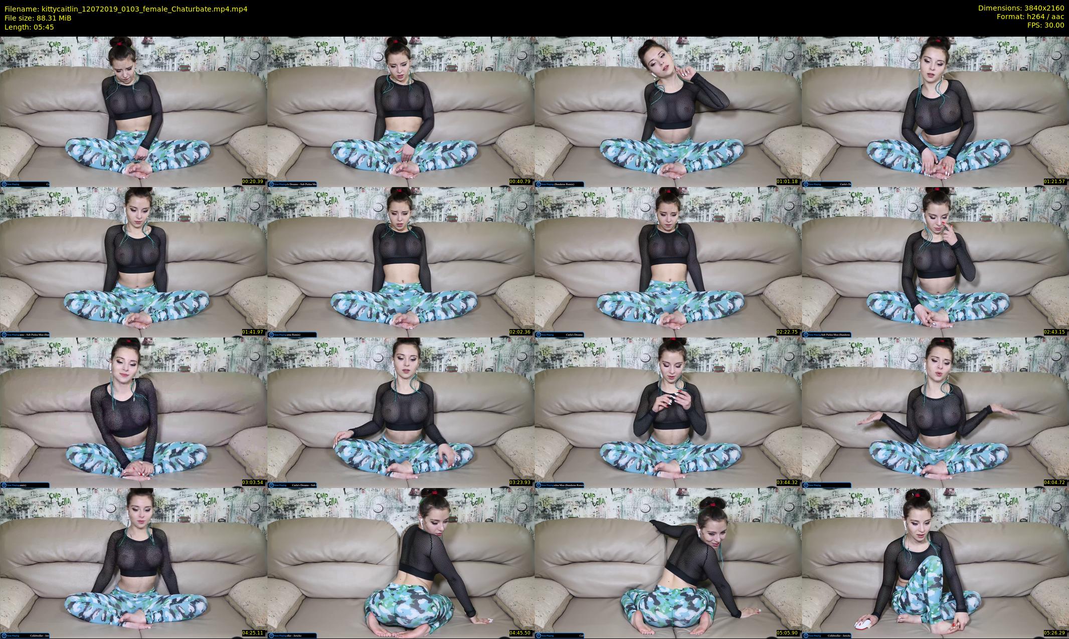 kittycaitlin — 6 minute Chaturbate female cam show recording, 4K, Jul 12, 2019