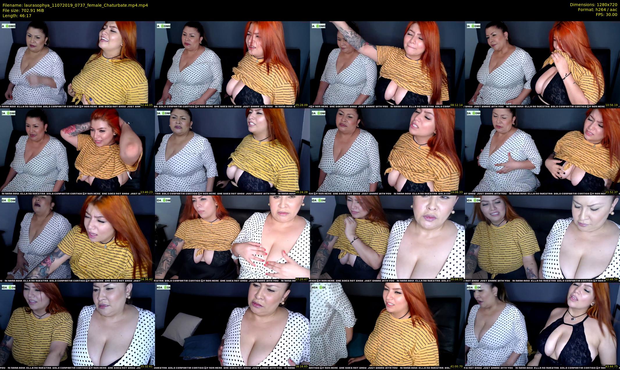 laurasophya — 47 minute Chaturbate female cam show recording, 720p, Jul 11, 2019