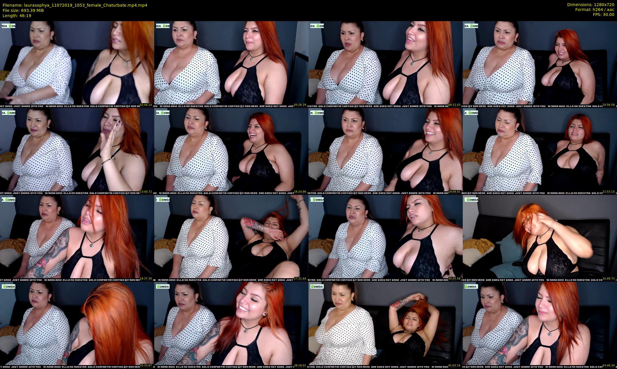 laurasophya — 47 minute Chaturbate female cam show recording, 720p, Jul 11, 2019