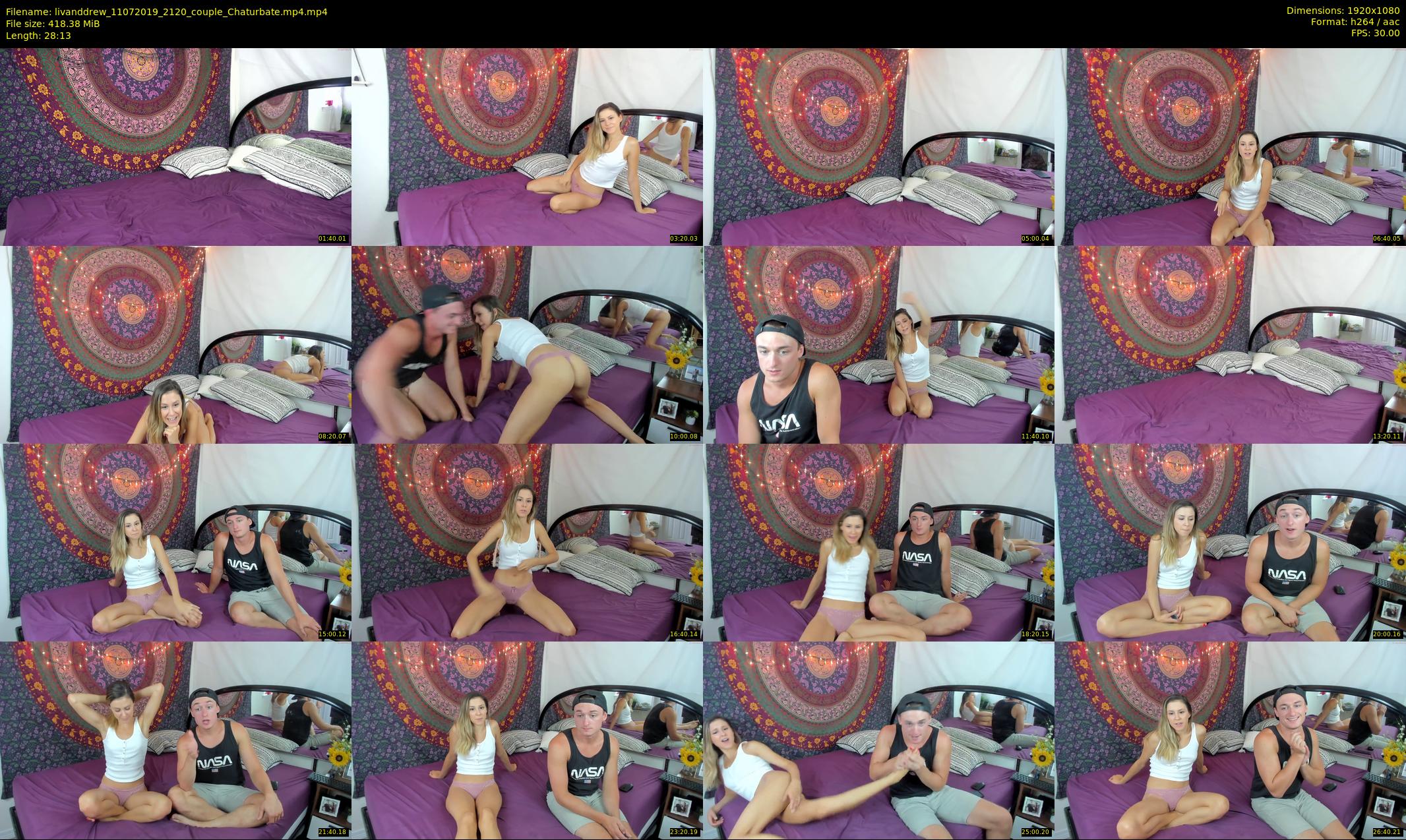 livanddrew — 29 minute Chaturbate couple cam show recording, 1080p, Jul 11, 2019