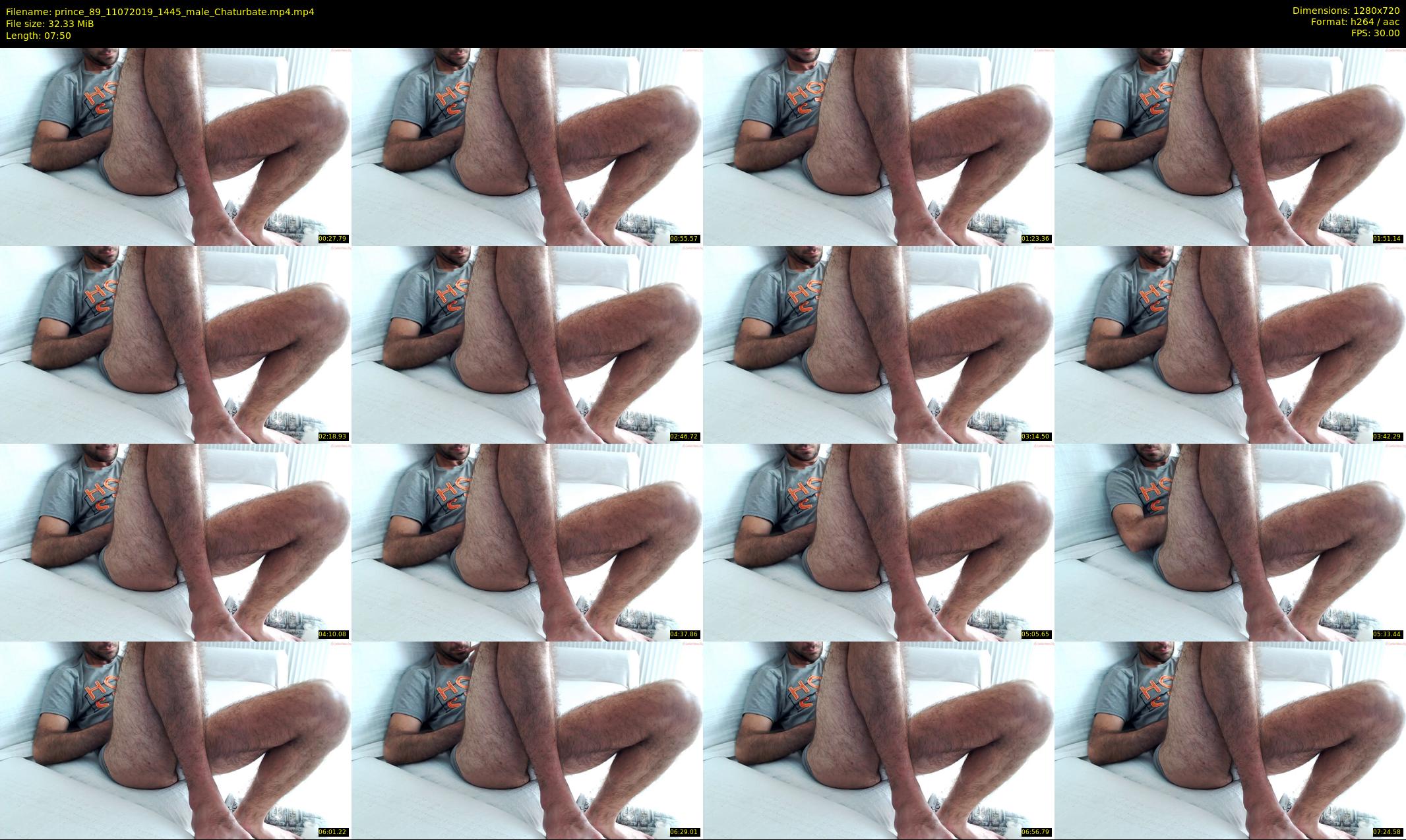 prince_89 — 8 minute Chaturbate male cam show recording, 720p, Jul 11, 2019
