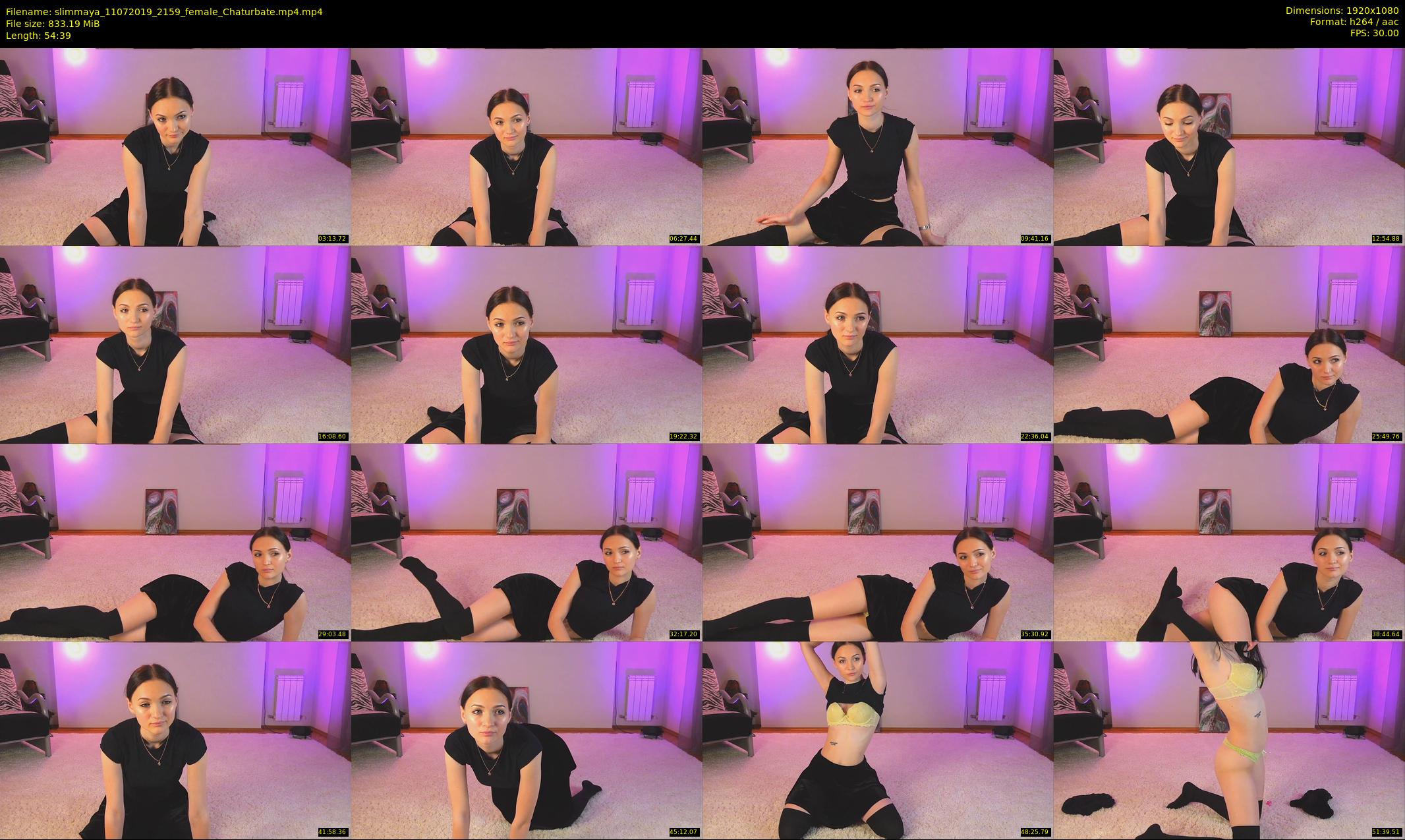 slimmaya — 55 minute Chaturbate female cam show recording, 1080p, Jul 11, 2019