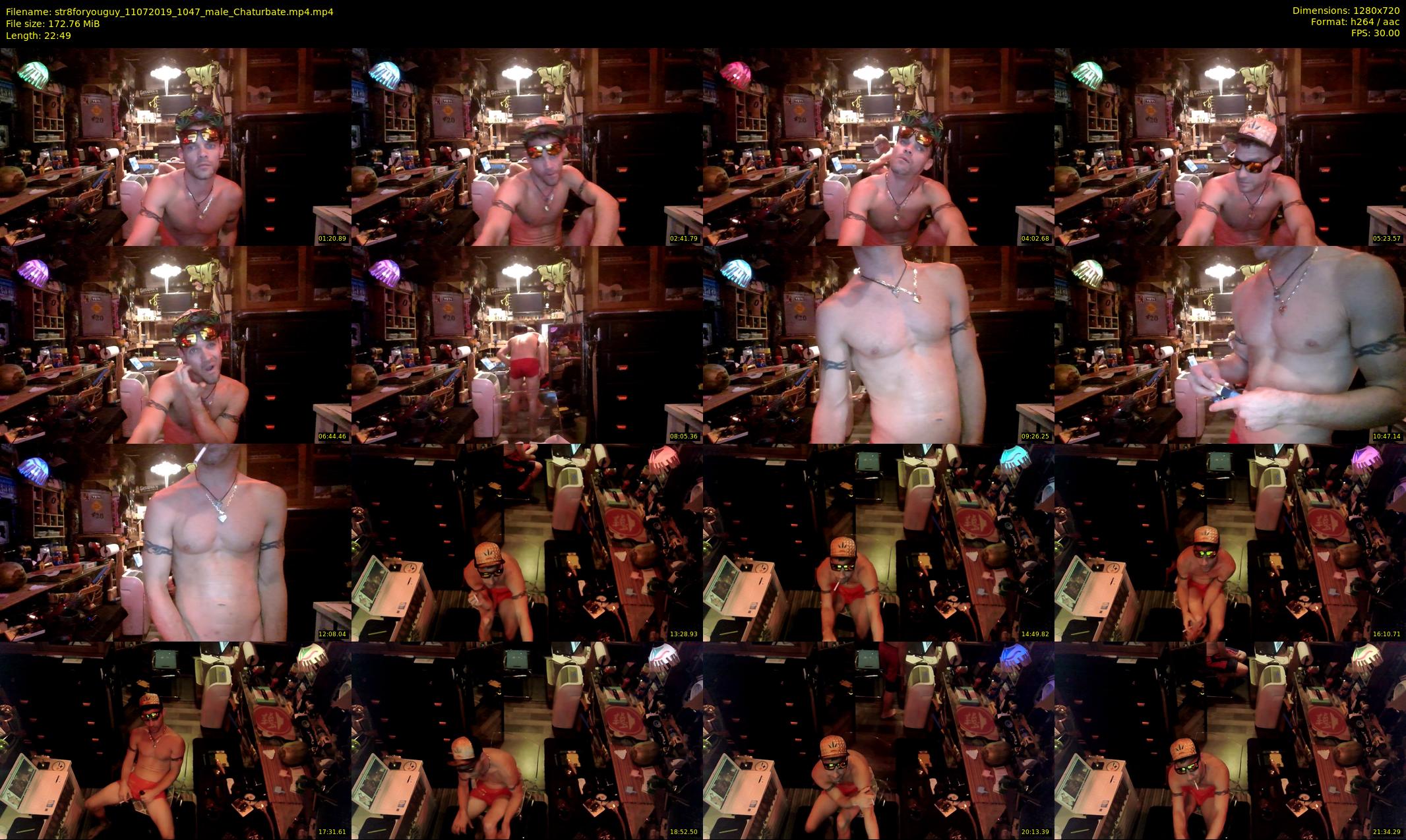 str8foryouguy — 23 minute Chaturbate male cam show recording, 720p, Jul 11, 2019