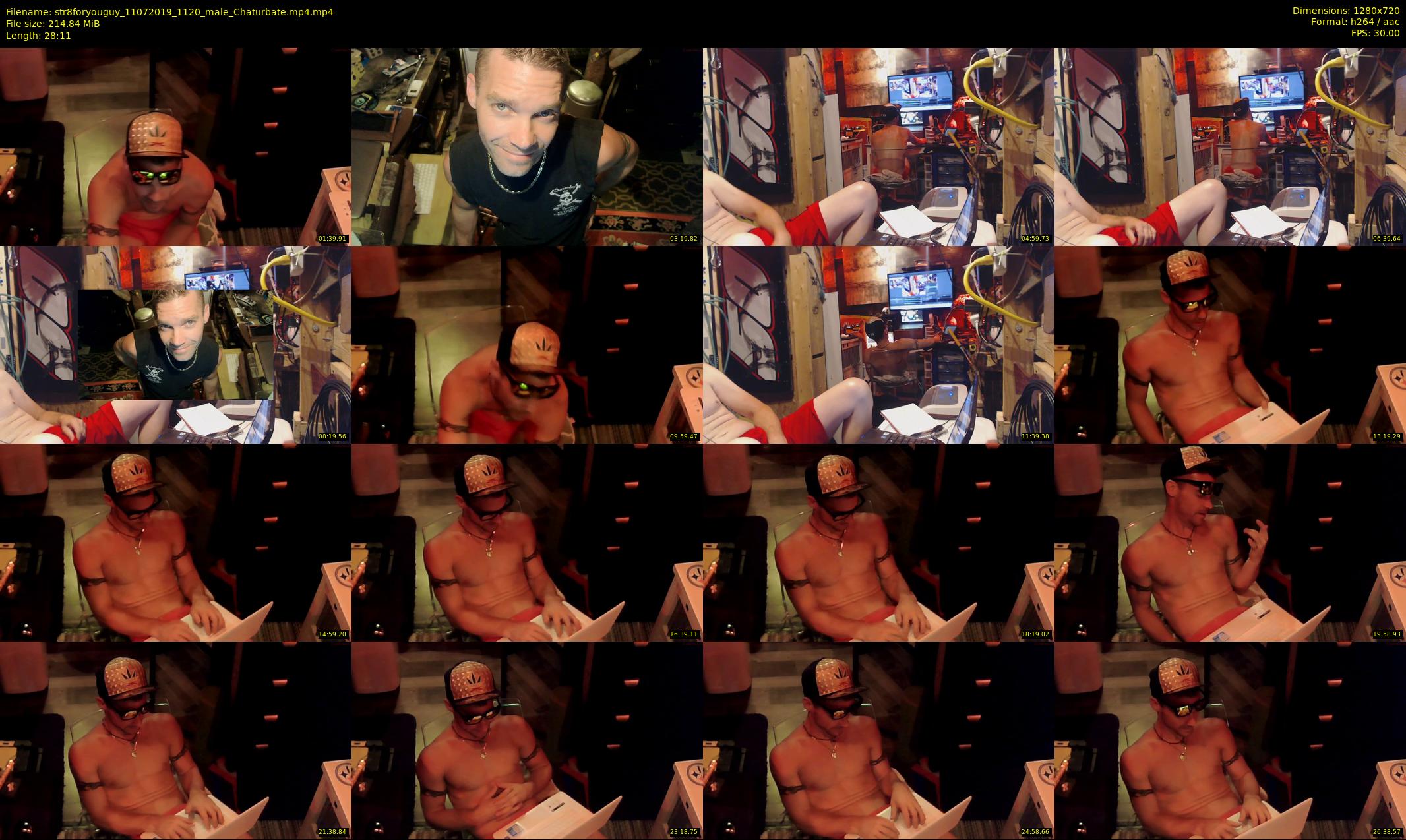 str8foryouguy — 29 minute Chaturbate male cam show recording, 720p, Jul 11, 2019