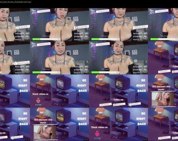tattoo_ninja_kitty — 7 minute Chaturbate female cam show recording, 480p, Jul 12, 2019