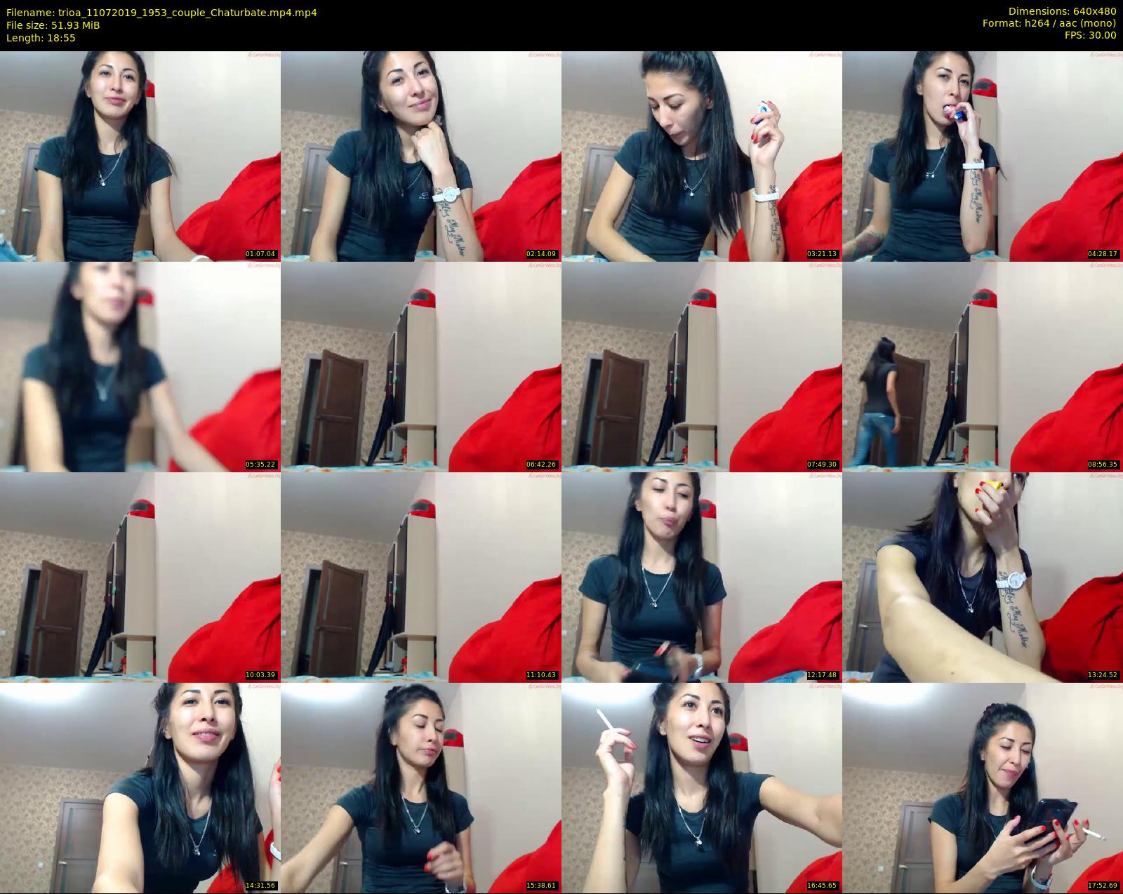 trioa — 19 minute Chaturbate couple cam show recording, 480p, Jul 11, 2019