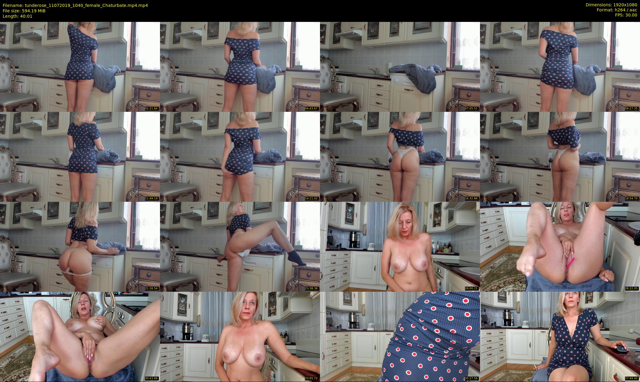tunderose — 41 minute Chaturbate female cam show recording, 1080p, Jul 11, 2019