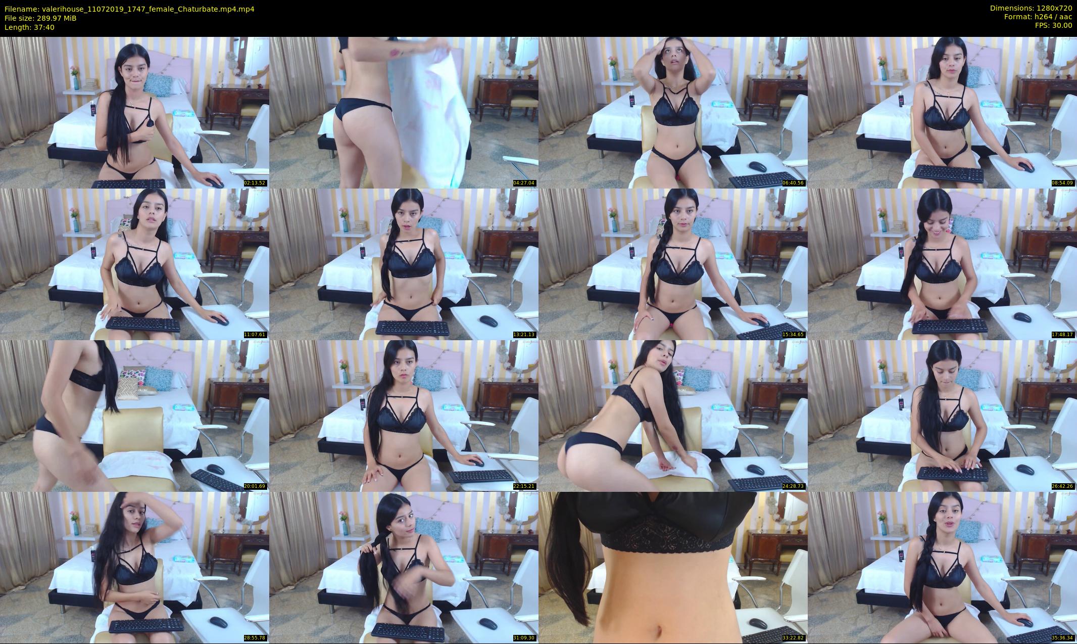 valerihouse — 38 minute Chaturbate female cam show recording, 720p, Jul 11, 2019