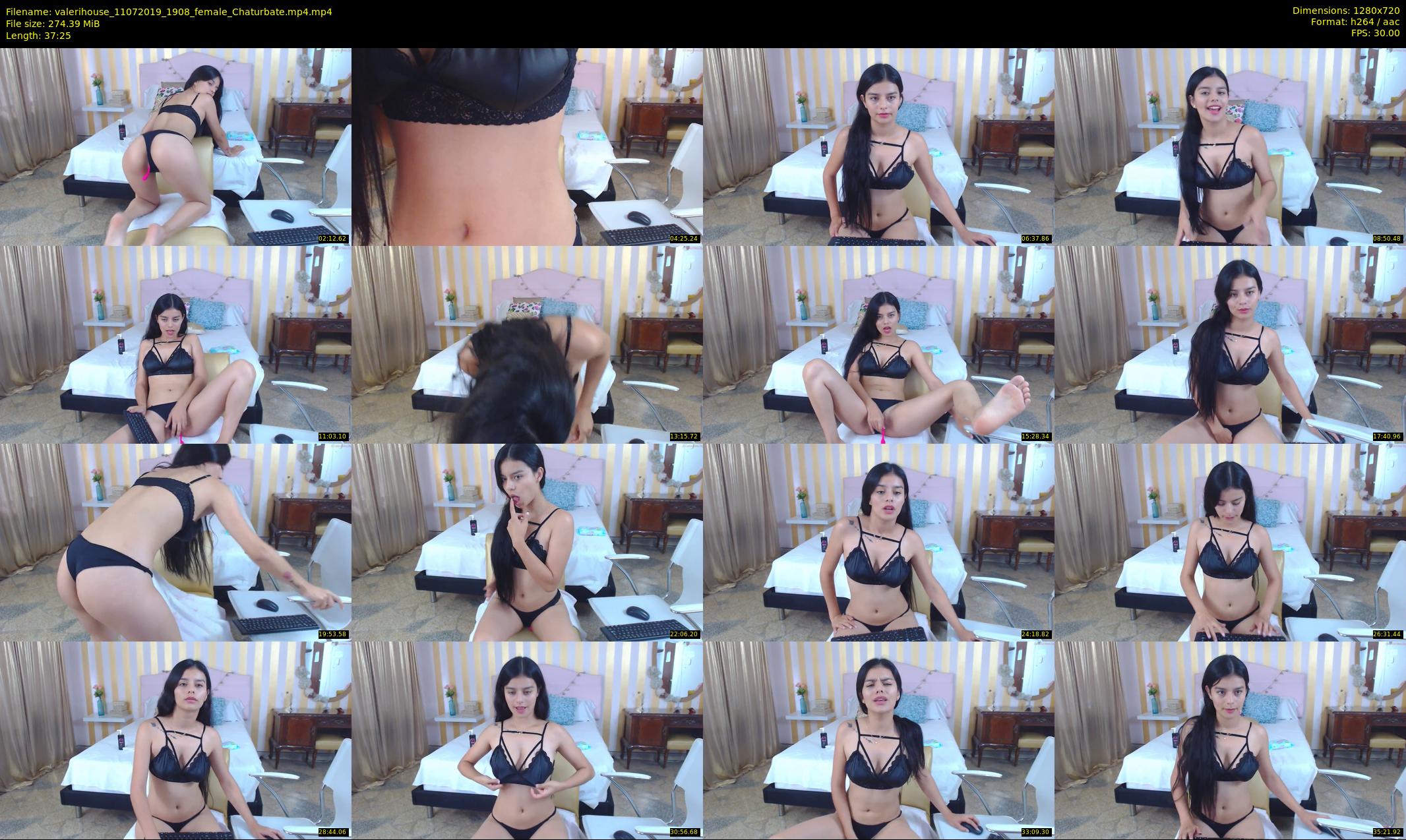 valerihouse — 38 minute Chaturbate female cam show recording, 720p, Jul 11, 2019