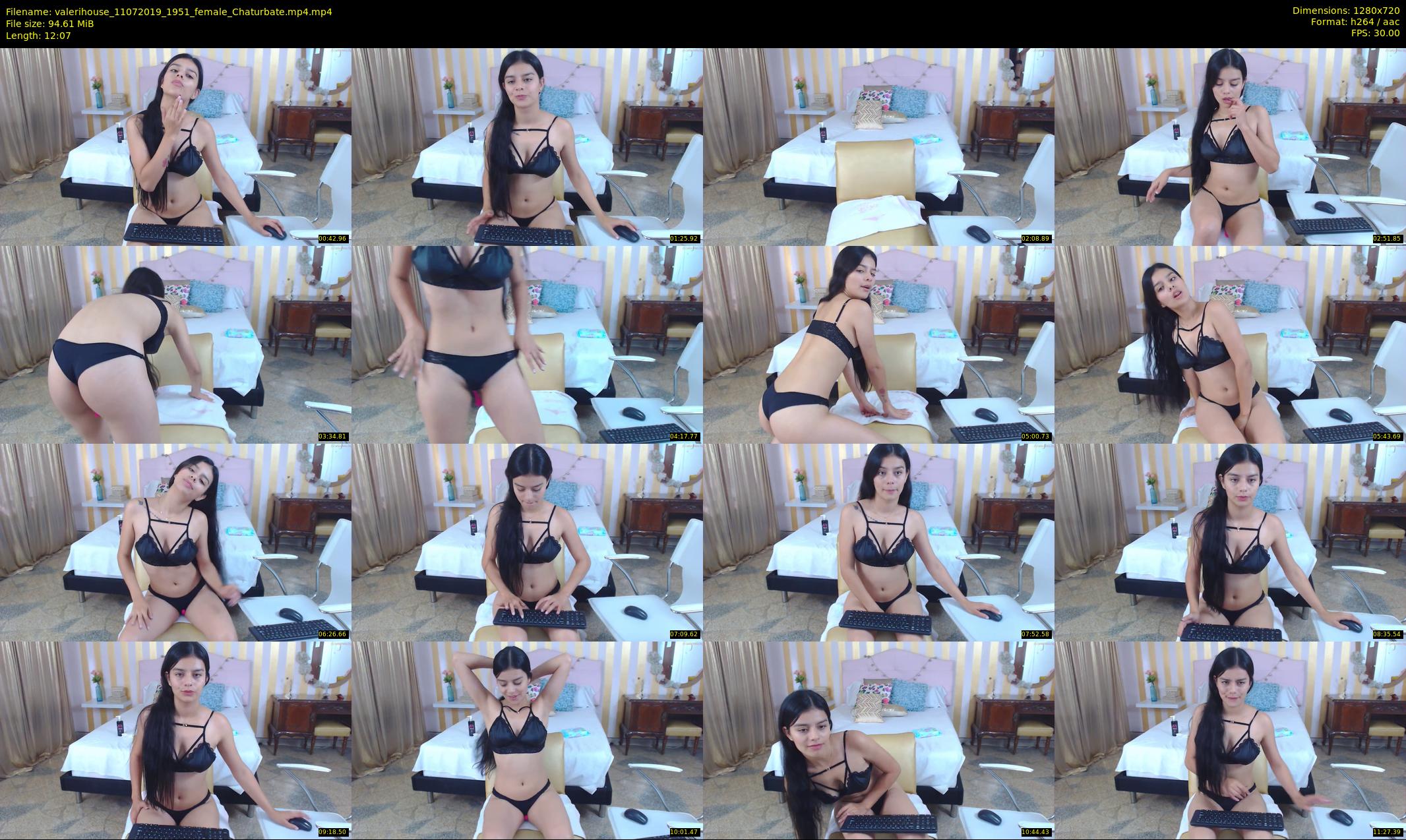 valerihouse — 13 minute Chaturbate female cam show recording, 720p, Jul 11, 2019