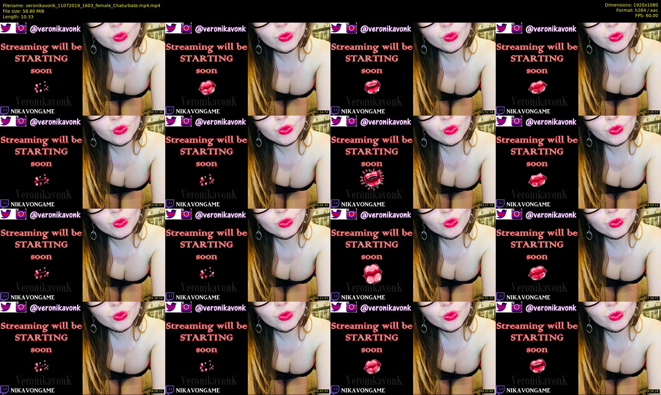veronikavonk — 11 minute Chaturbate female cam show recording, 1080p, Jul 11, 2019