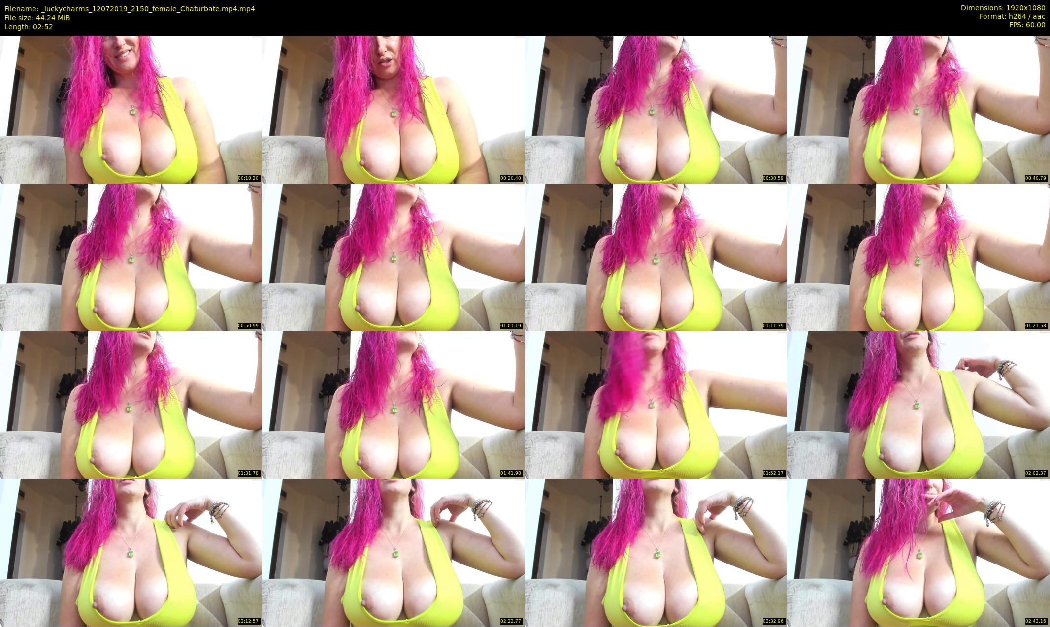 _luckycharms — 3 minute Chaturbate female cam show recording, 1080p, Jul 12, 2019
