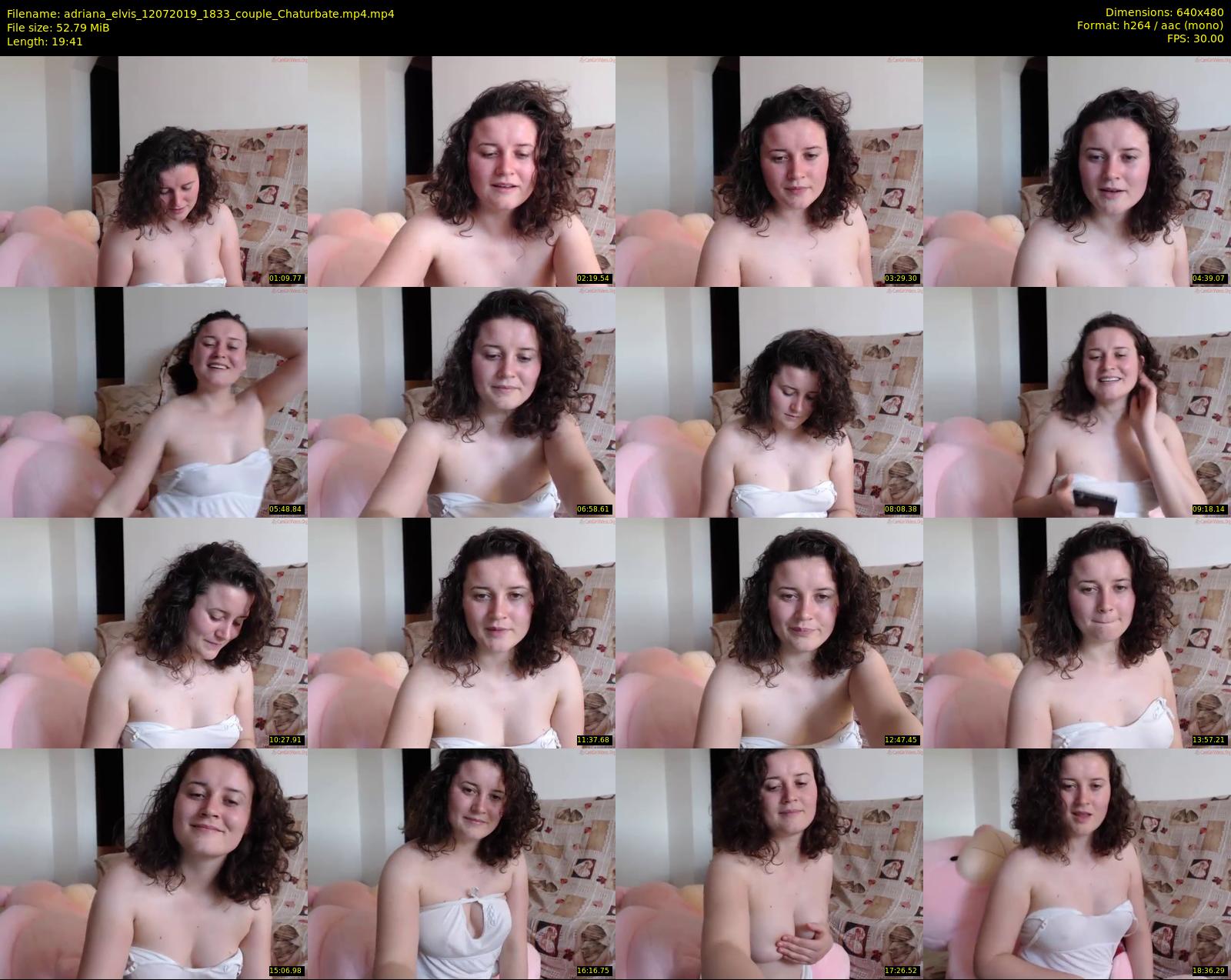 adriana_elvis — 20 minute Chaturbate couple cam show recording, 480p, Jul 12, 2019