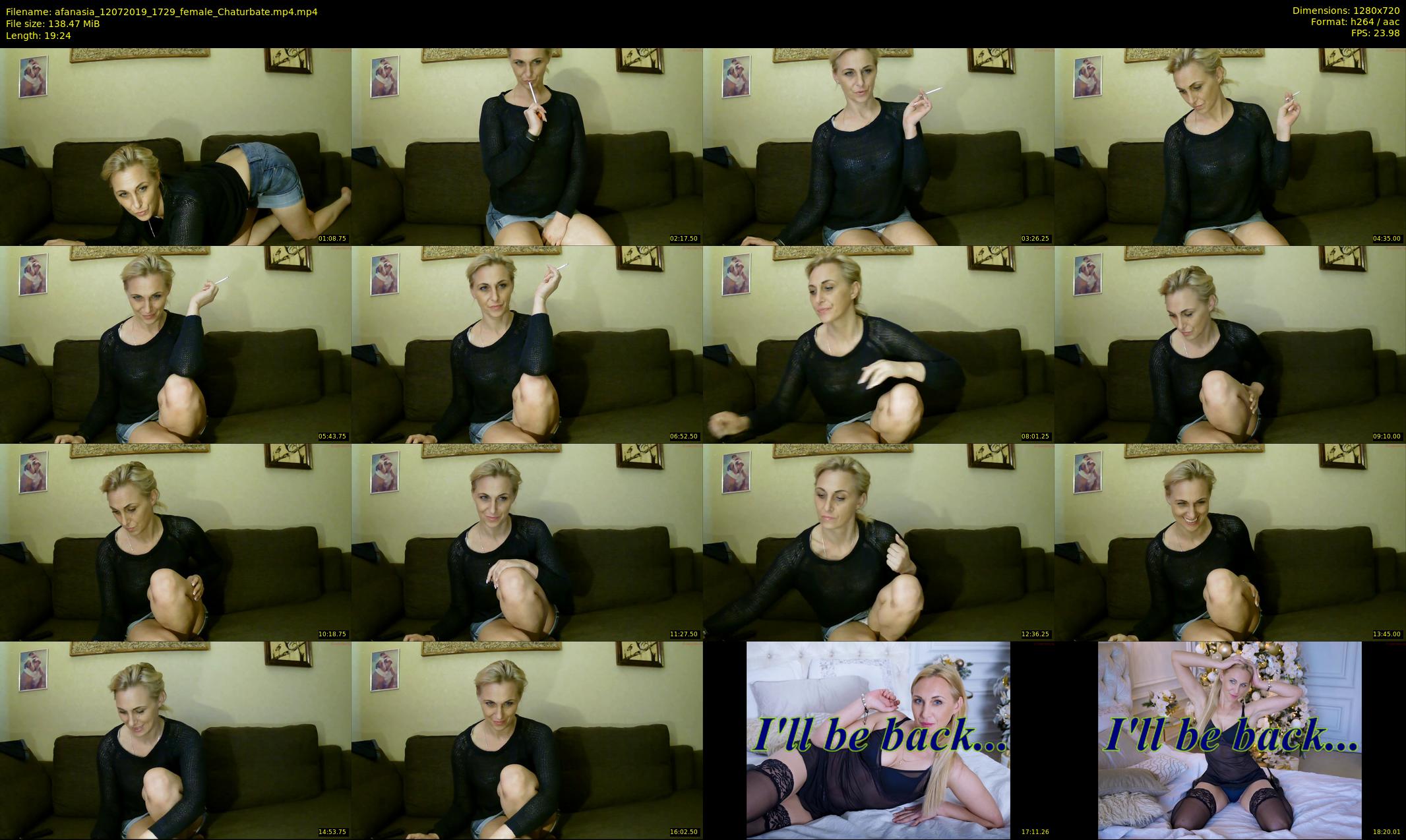 afanasia — 20 minute Chaturbate female cam show recording, 720p, Jul 12, 2019