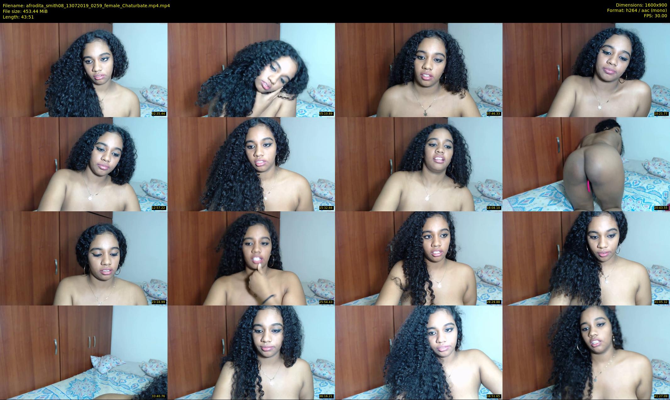 afrodita_smith08 — 44 minute Chaturbate female cam show recording, 720p, Jul 13, 2019