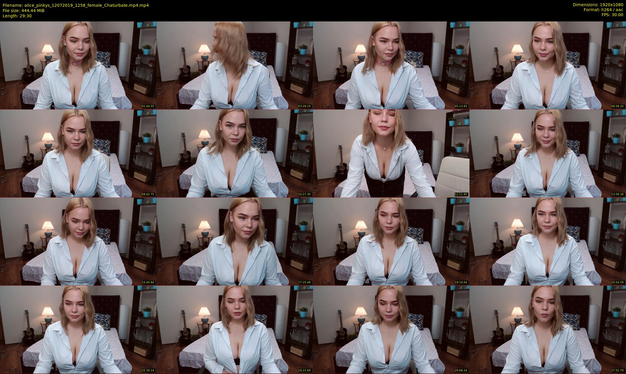 alice_pinkys — 30 minute Chaturbate female cam show recording, 1080p, Jul 12, 2019