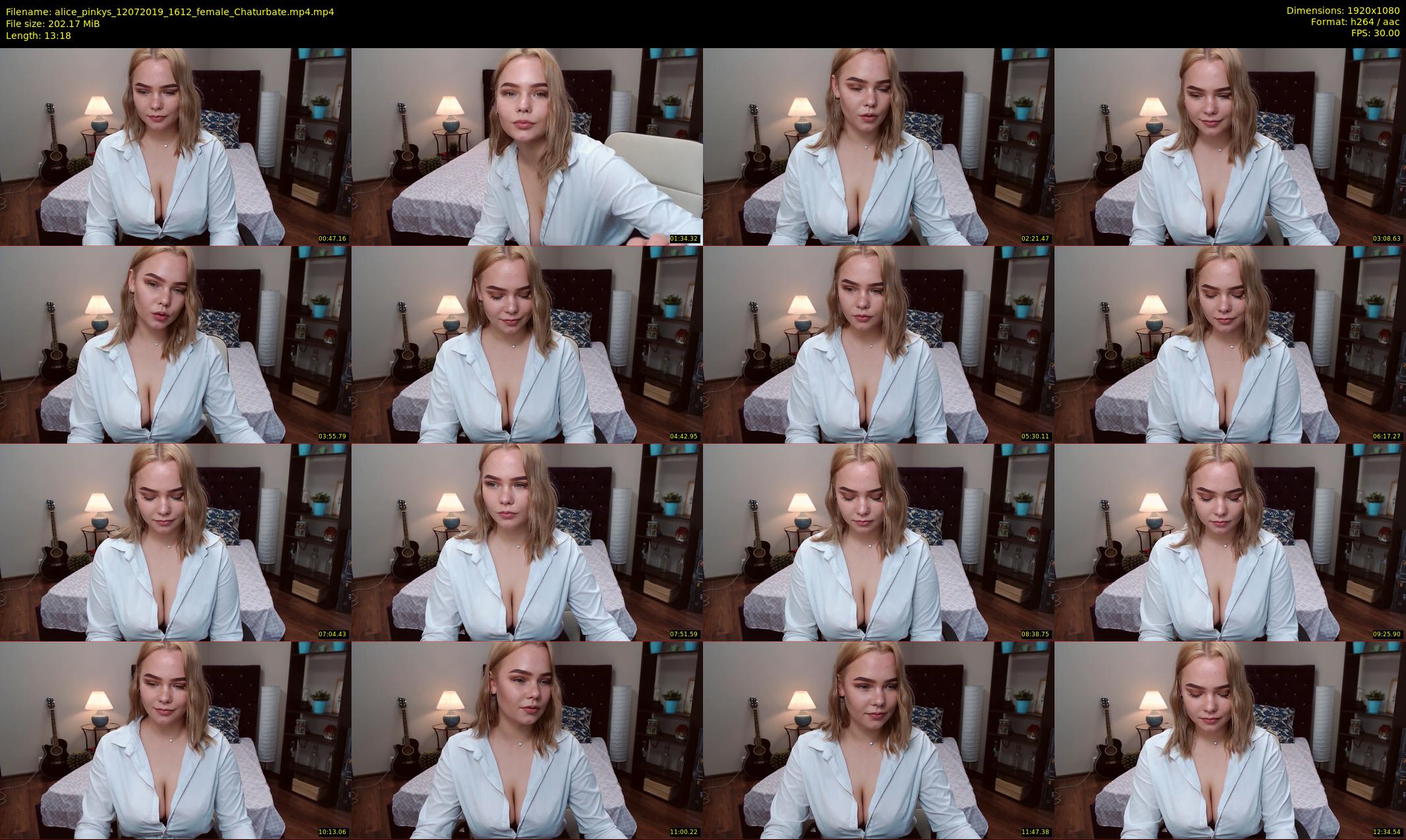 alice_pinkys — 14 minute Chaturbate female cam show recording, 1080p, Jul 12, 2019