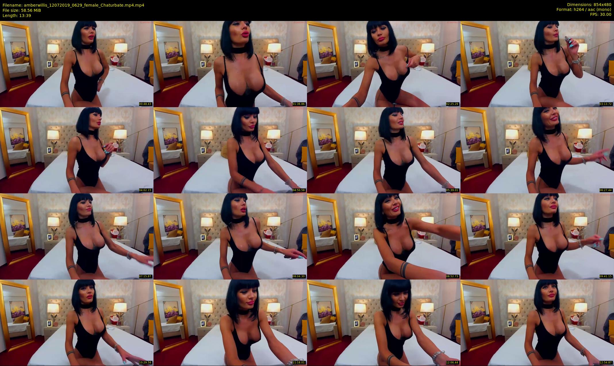 amberwillis — 14 minute Chaturbate female cam show recording, 480p, Jul 12, 2019