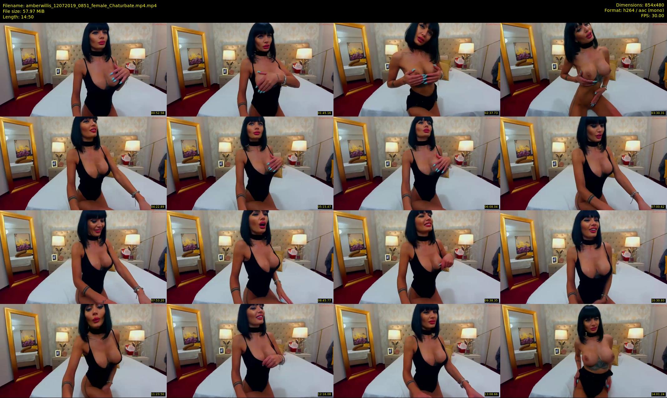 amberwillis — 15 minute Chaturbate female cam show recording, 480p, Jul 12, 2019
