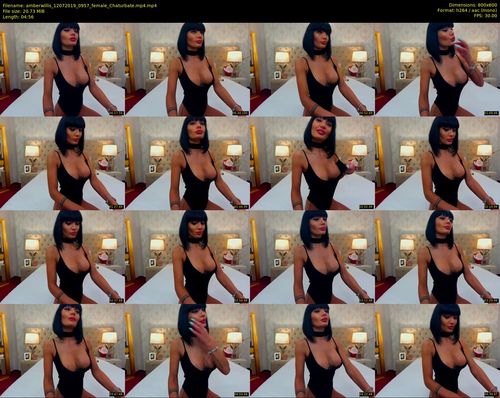 amberwillis — 5 minute Chaturbate female cam show recording, 480p, Jul 12, 2019