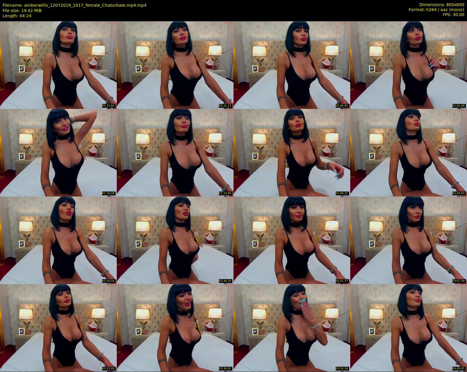 amberwillis — 5 minute Chaturbate female cam show recording, 480p, Jul 12, 2019