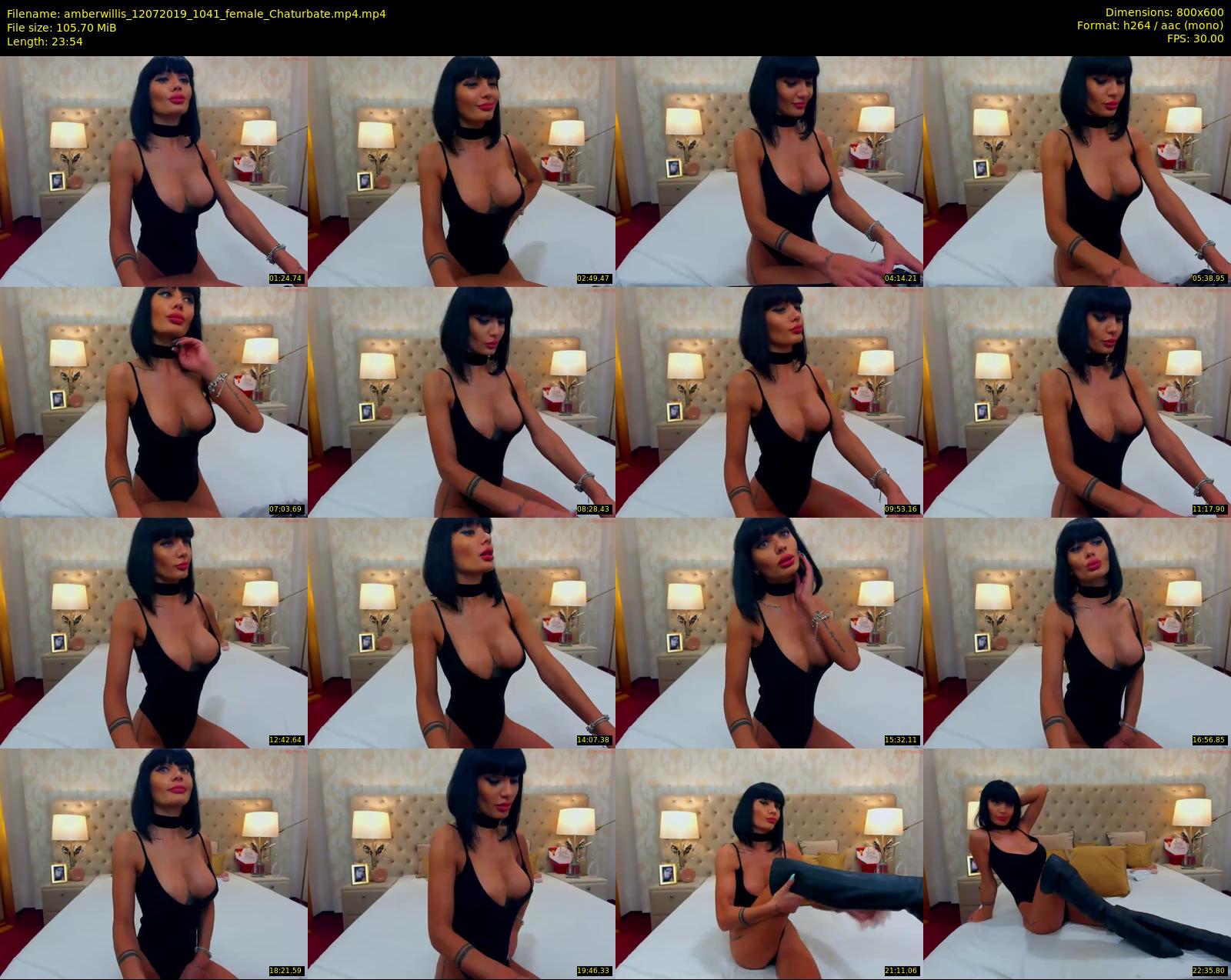 amberwillis — 24 minute Chaturbate female cam show recording, 480p, Jul 12, 2019