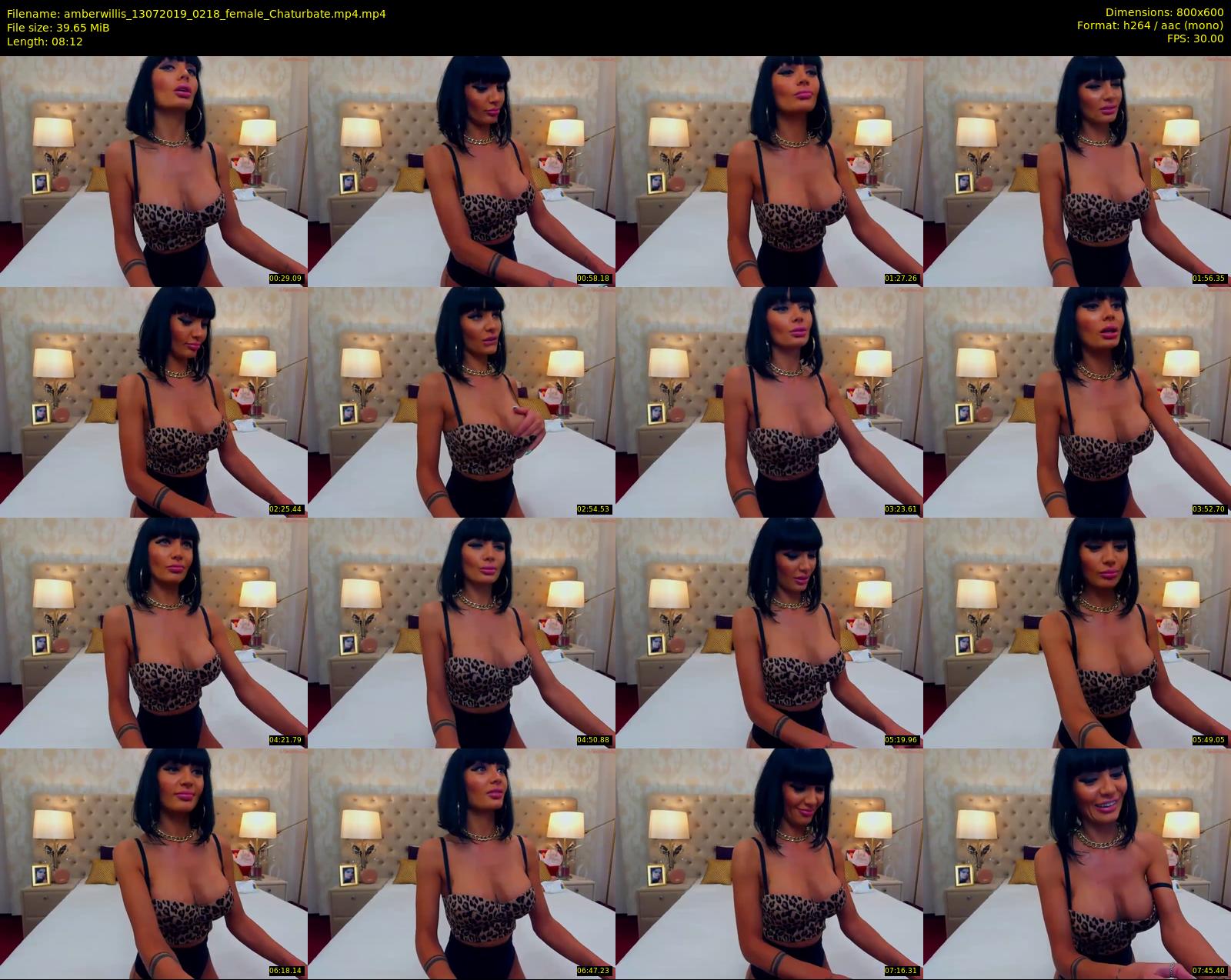 amberwillis — 9 minute Chaturbate female cam show recording, 480p, Jul 13, 2019