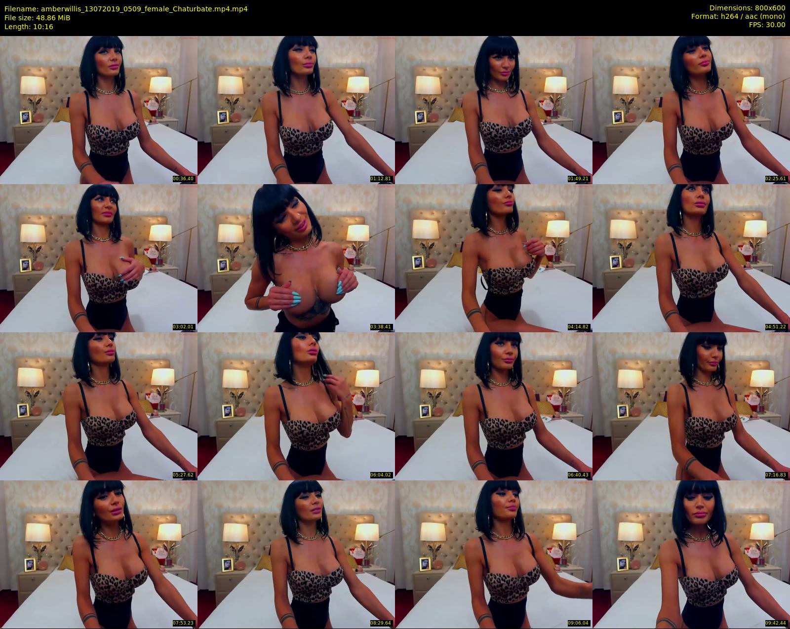 amberwillis — 11 minute Chaturbate female cam show recording, 480p, Jul 13, 2019