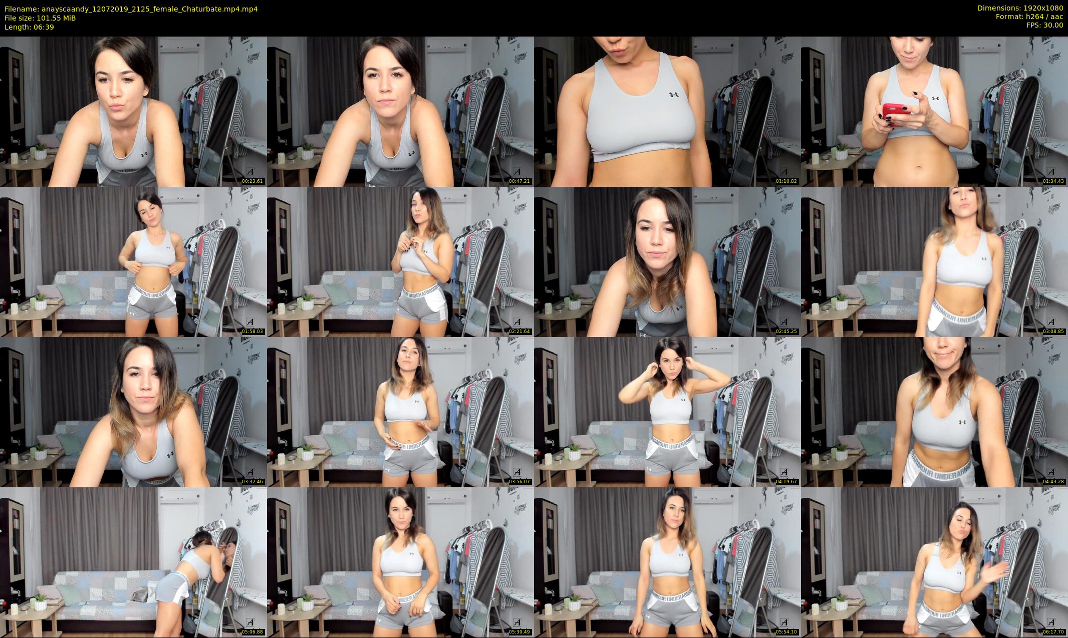 anayscaandy — 7 minute Chaturbate female cam show recording, 1080p, Jul 12, 2019