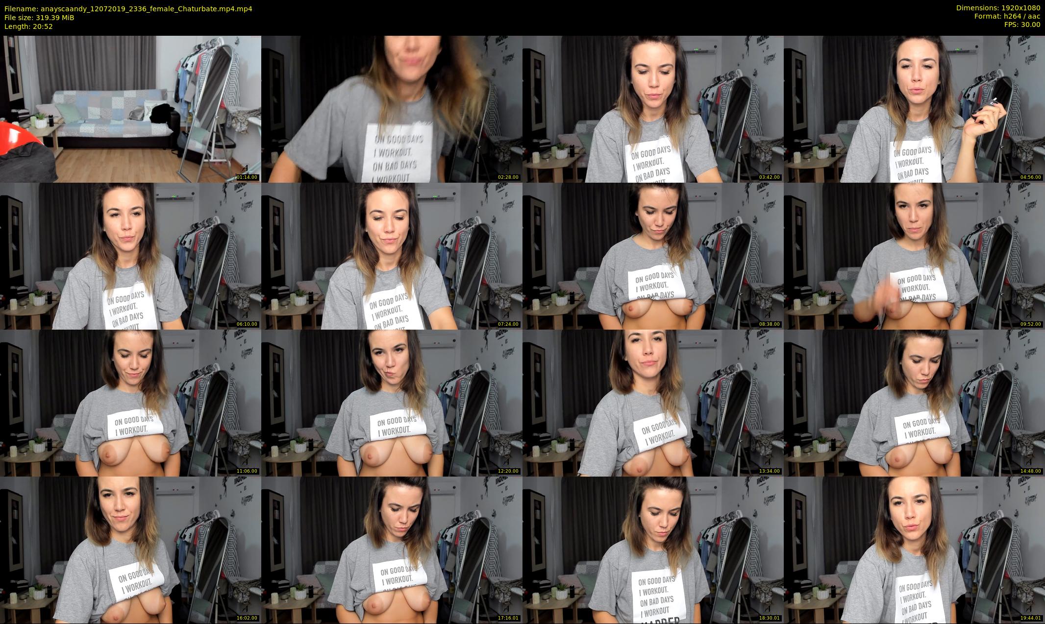 anayscaandy — 21 minute Chaturbate female cam show recording, 1080p, Jul 12, 2019