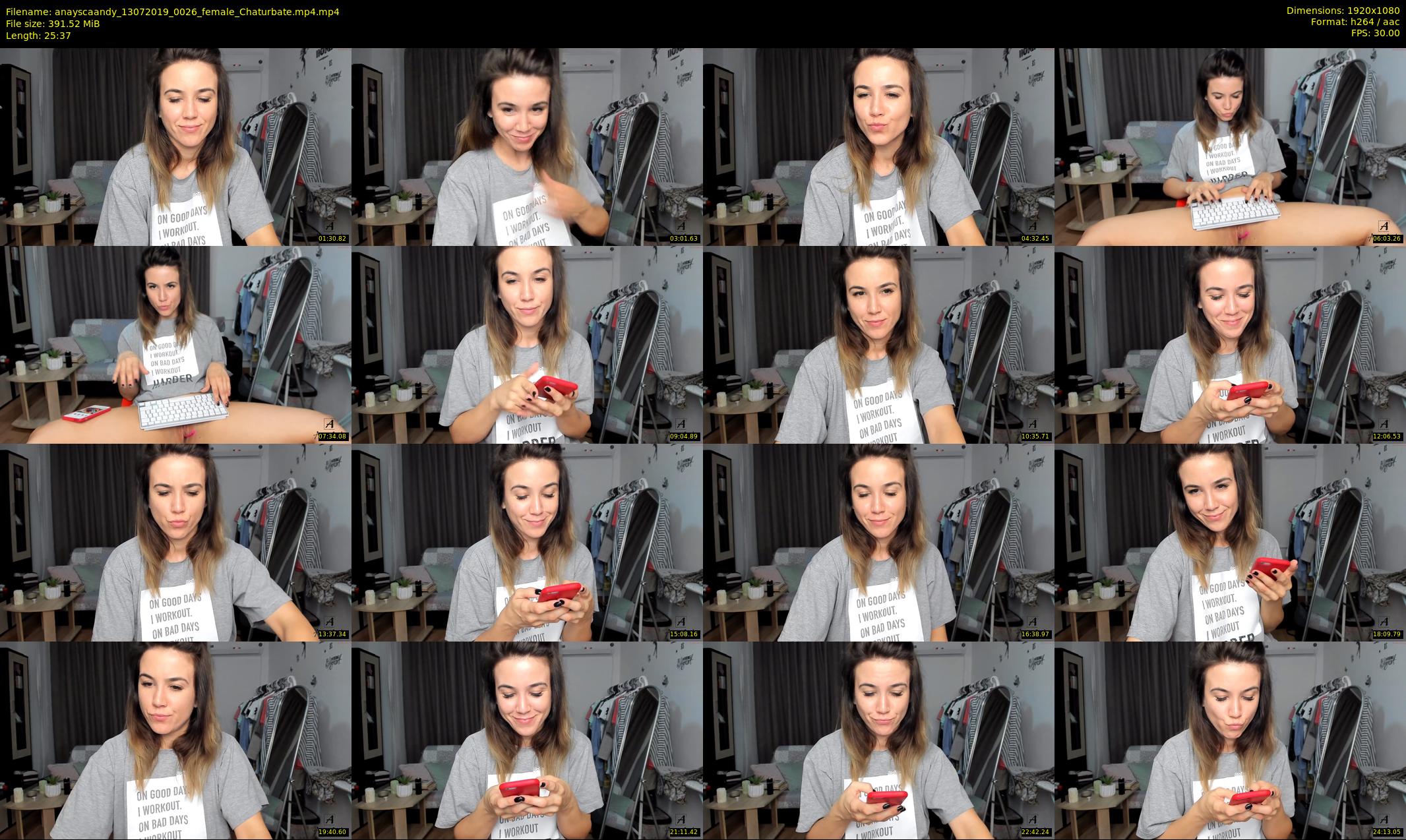 anayscaandy — 26 minute Chaturbate female cam show recording, 1080p, Jul 13, 2019