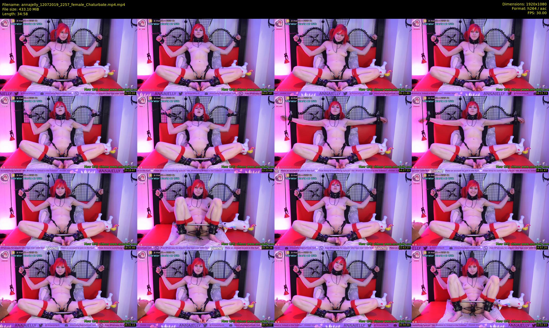 annajelly — 35 minute Chaturbate couple cam show recording, 1080p, Jul 12, 2019