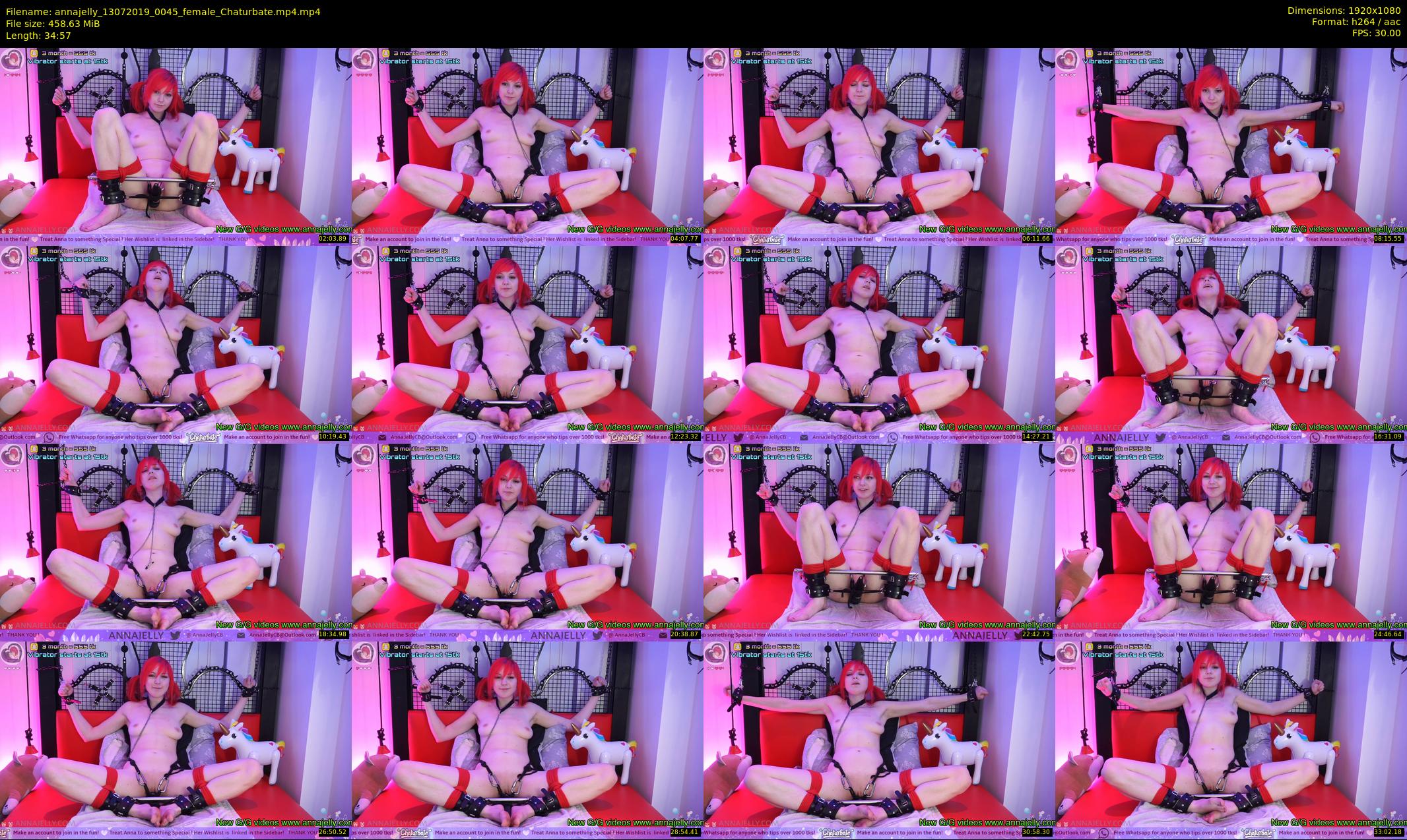 annajelly — 35 minute Chaturbate couple cam show recording, 1080p, Jul 13, 2019