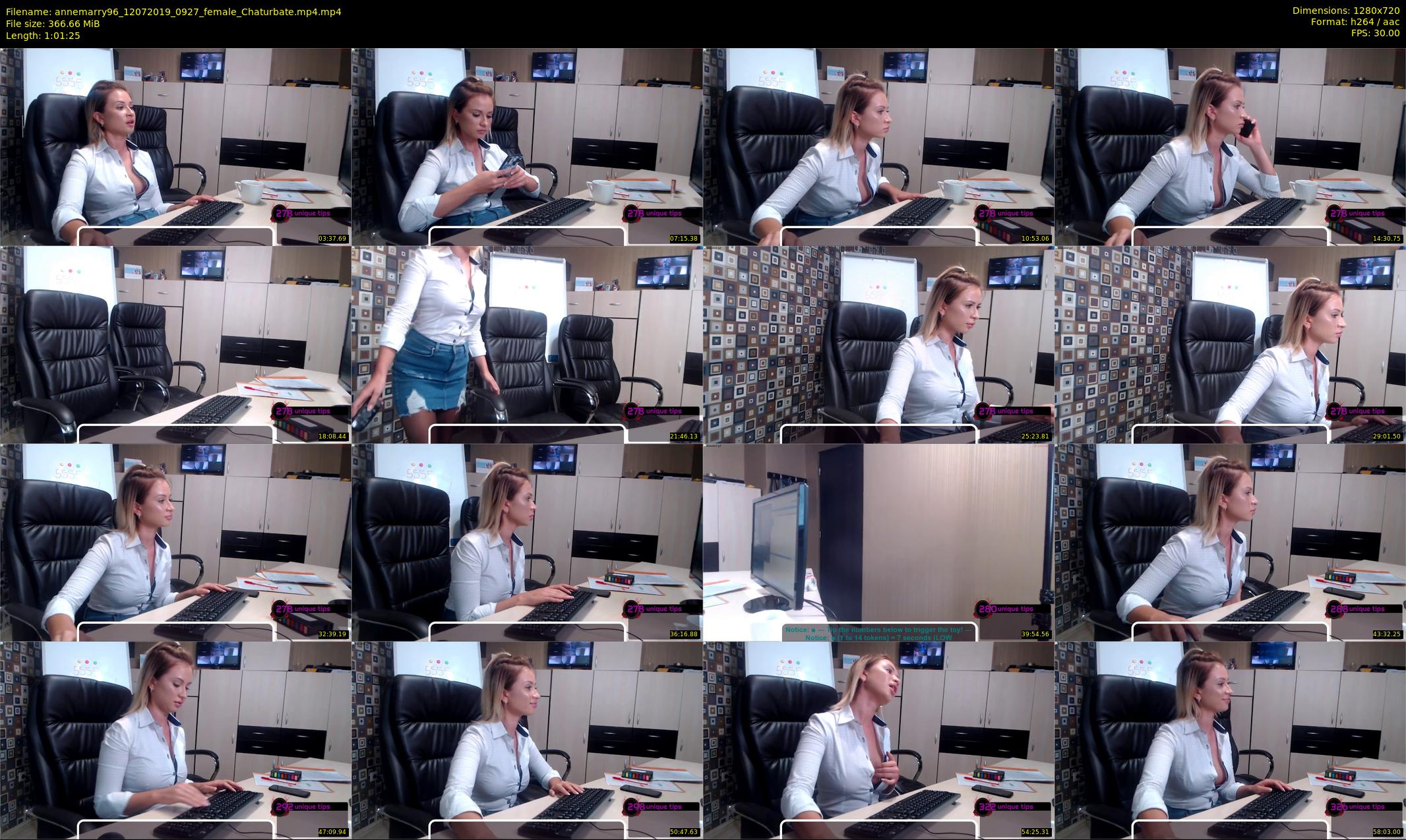 annemarry96 — 62 minute Chaturbate female cam show recording, 720p, Jul 12, 2019