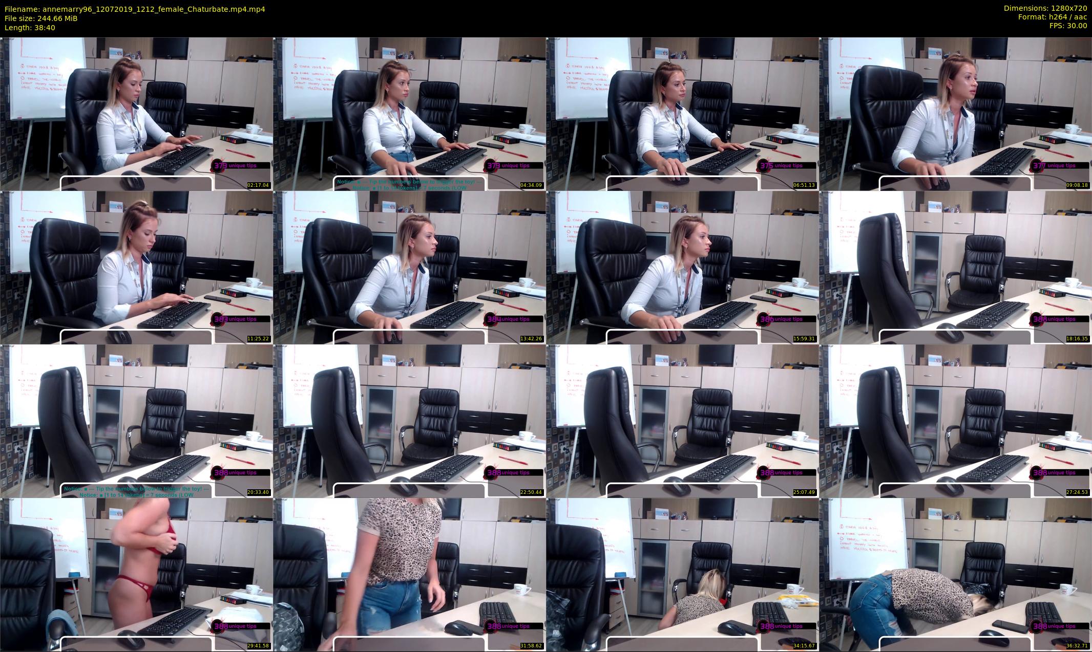 annemarry96 — 39 minute Chaturbate female cam show recording, 720p, Jul 12, 2019