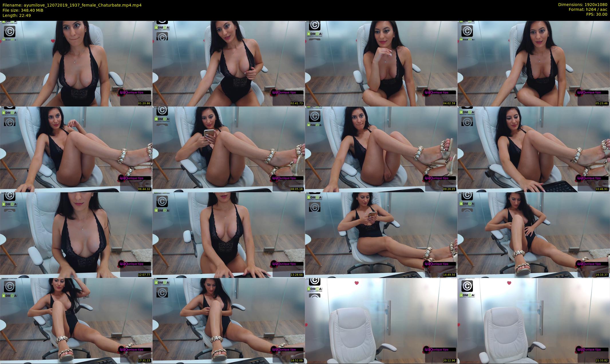 ayumilove — 23 minute Chaturbate female cam show recording, 1080p, Jul 12, 2019