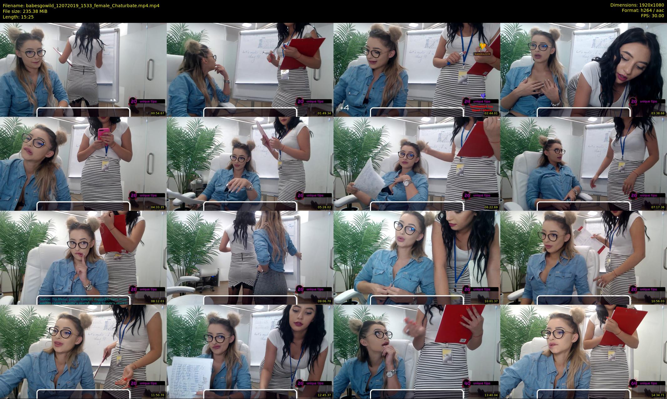 babesgowild — 16 minute Chaturbate couple cam show recording, 1080p, Jul 12, 2019
