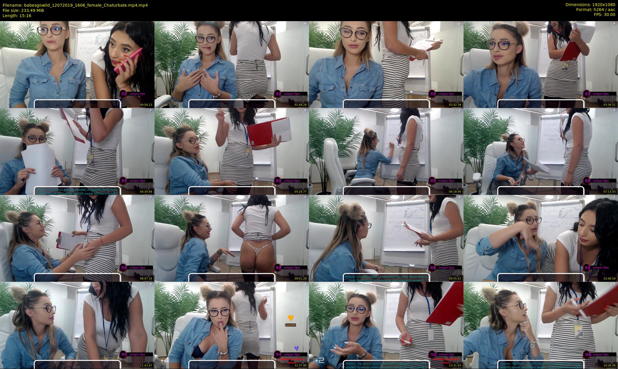 babesgowild — 16 minute Chaturbate couple cam show recording, 1080p, Jul 12, 2019