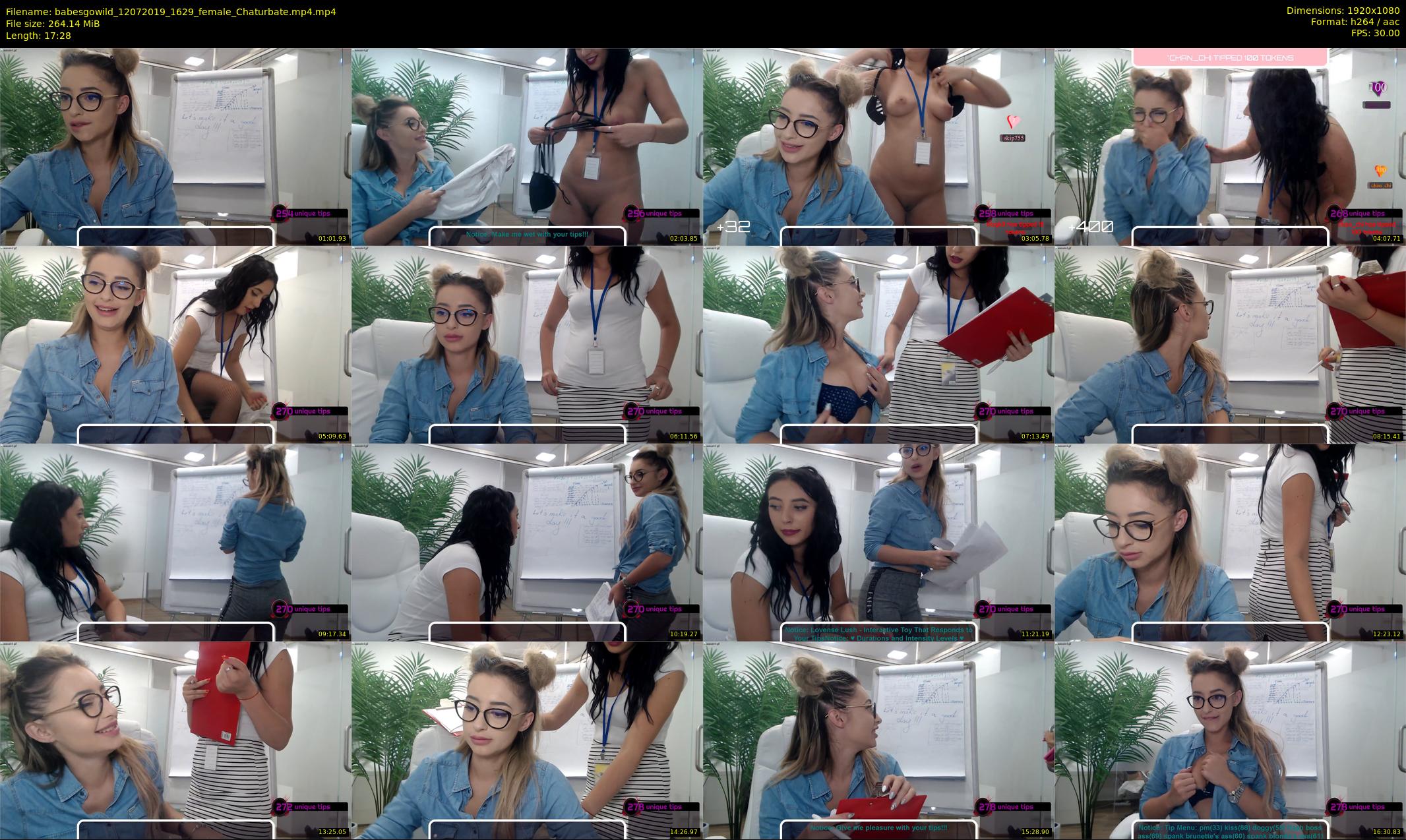 babesgowild — 18 minute Chaturbate couple cam show recording, 1080p, Jul 12, 2019