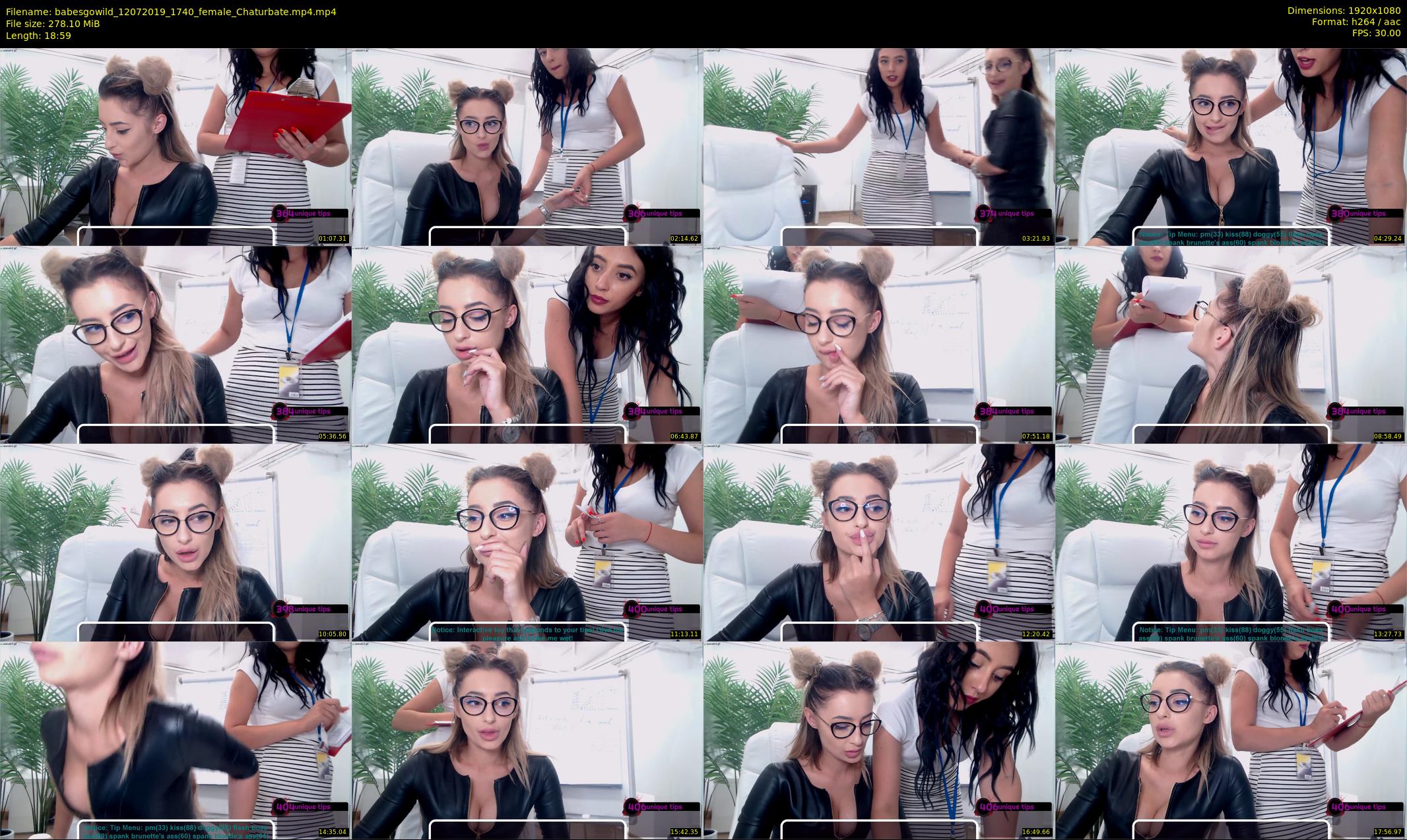 babesgowild — 19 minute Chaturbate couple cam show recording, 1080p, Jul 12, 2019
