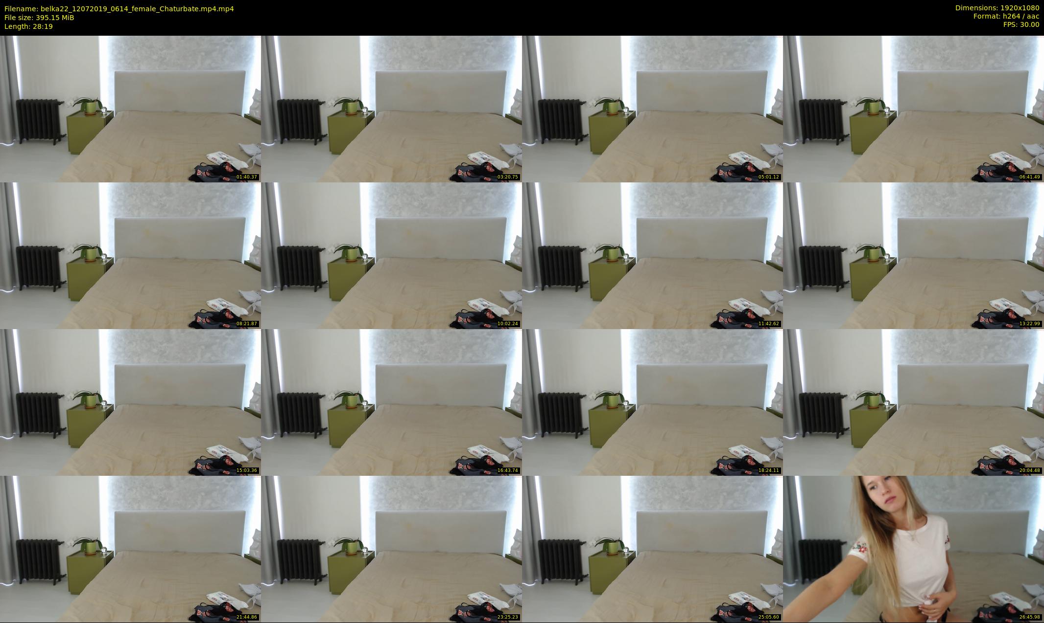 belka22 — 29 minute Chaturbate female cam show recording, 1080p, Jul 12, 2019
