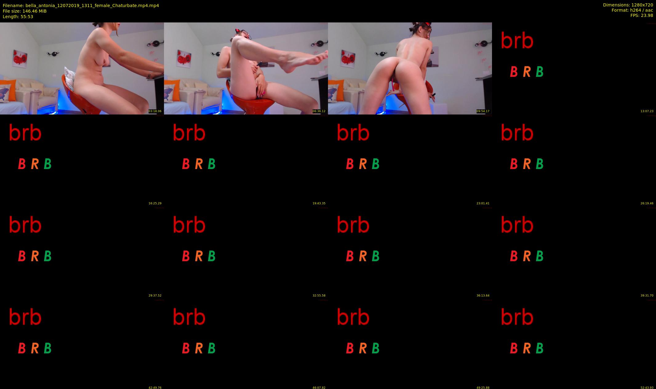 bella_antonia — 56 minute Chaturbate female cam show recording, 720p, Jul 12, 2019