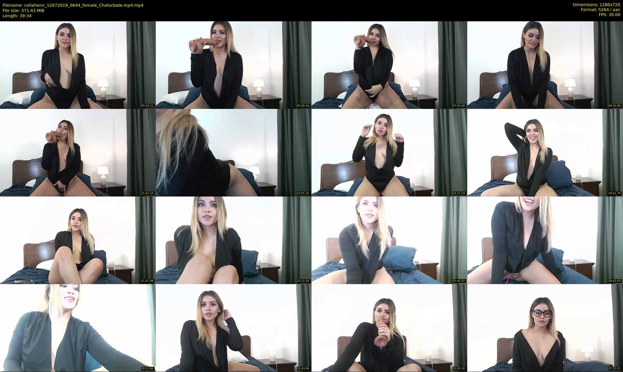celiahenn — 40 minute Chaturbate female cam show recording, 720p, Jul 12, 2019