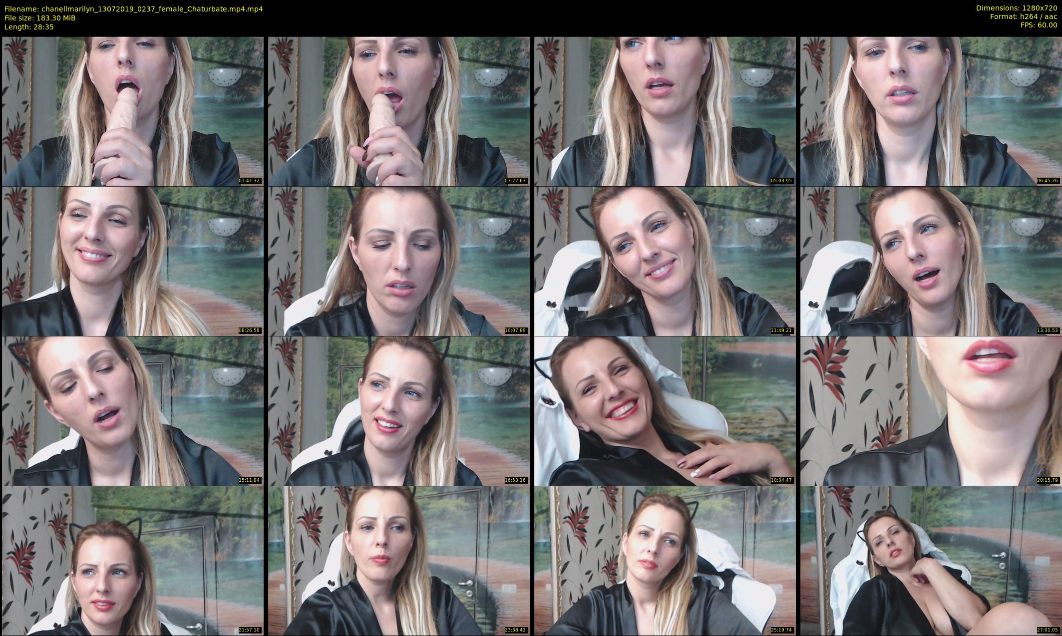 chanellmarilyn — 29 minute Chaturbate female cam show recording, 720p, Jul 13, 2019