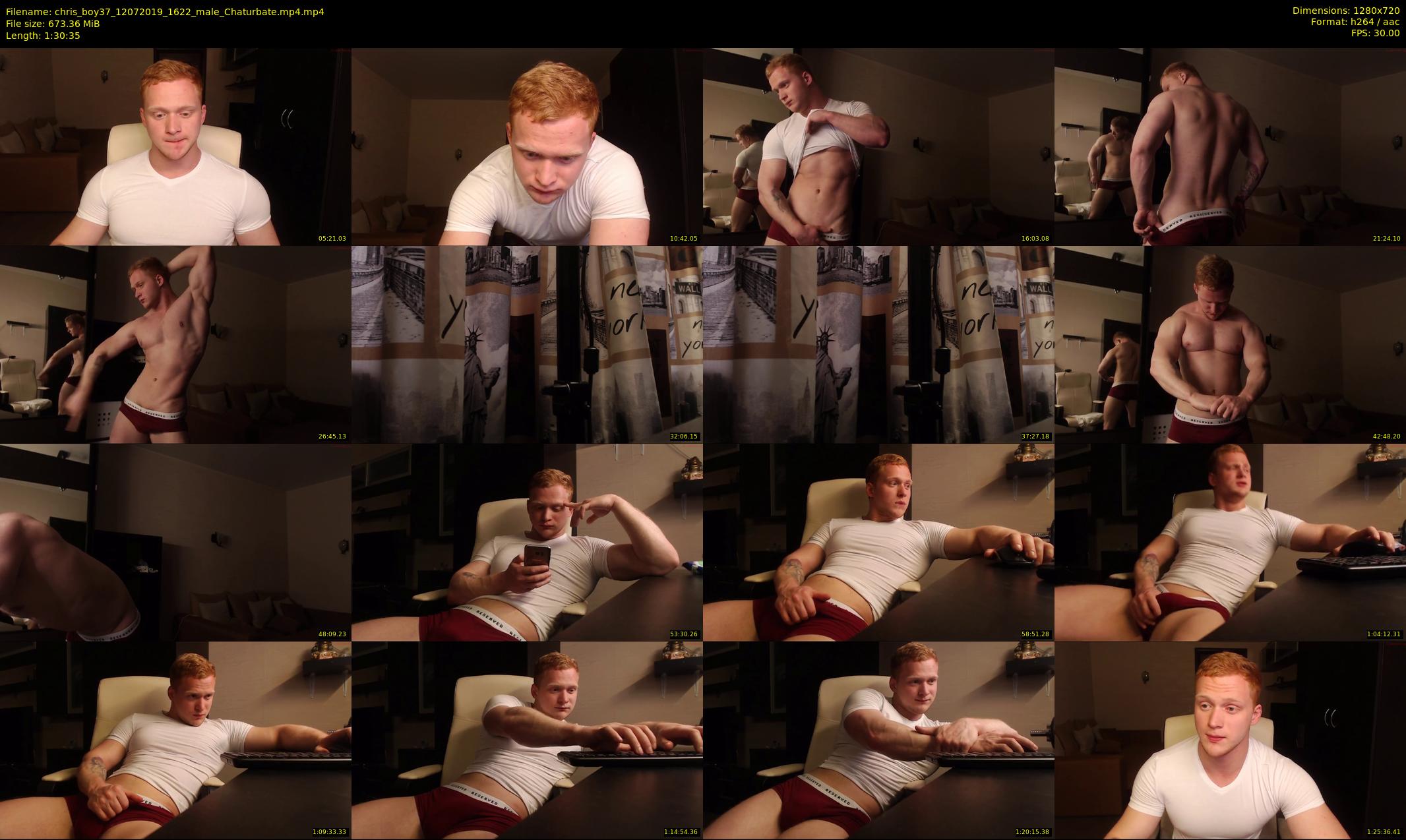 chris_boy37 — 91 minute Chaturbate male cam show recording, 720p, Jul 12, 2019