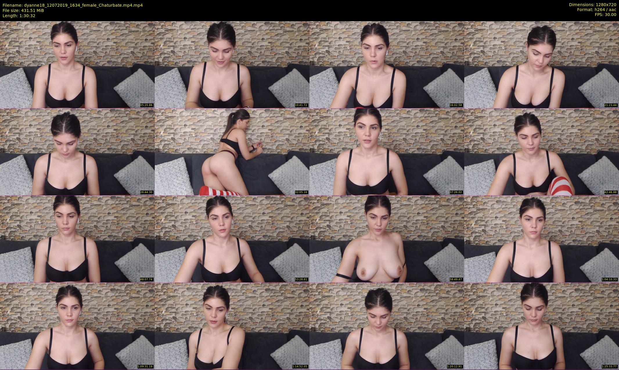 dyanne18 — 91 minute Chaturbate female cam show recording, 720p, Jul 12, 2019