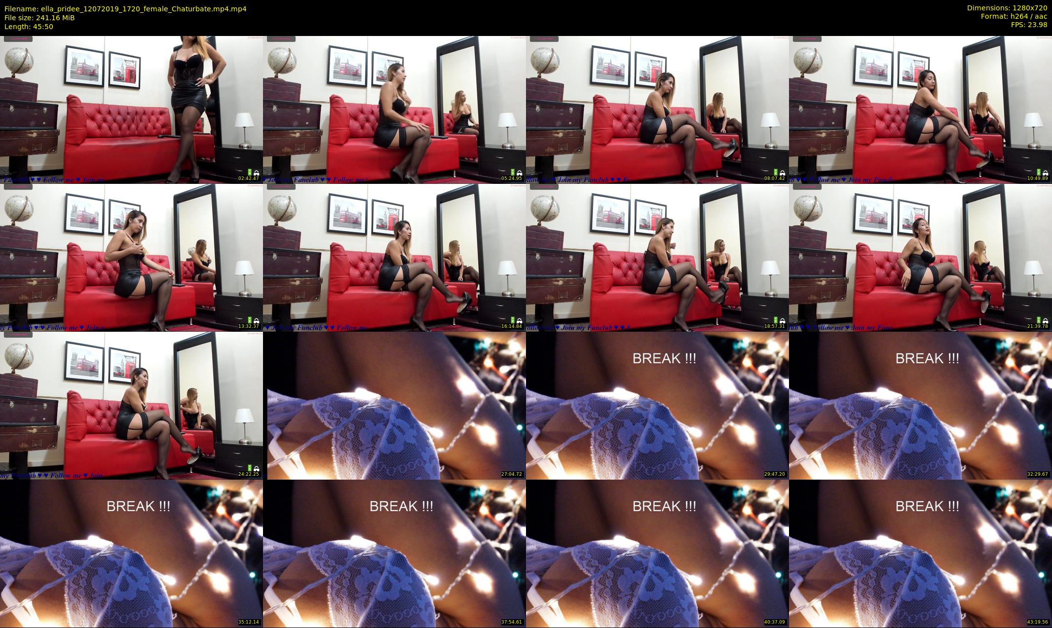 ella_pridee — 46 minute Chaturbate female cam show recording, 720p, Jul 12, 2019