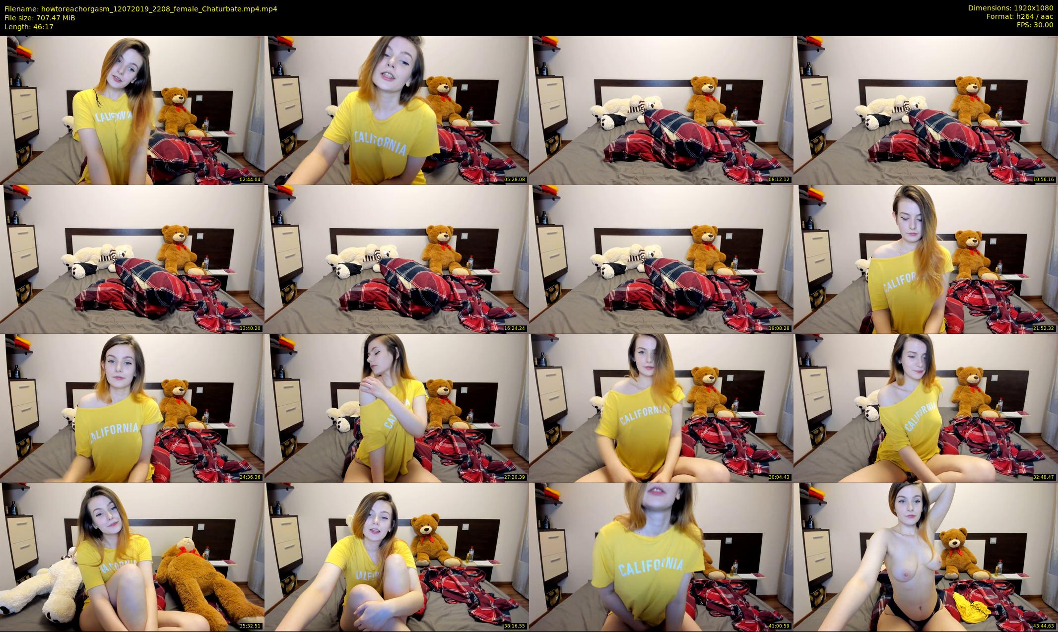 howtoreachorgasm — 47 minute Chaturbate couple cam show recording, 1080p, Jul 12, 2019