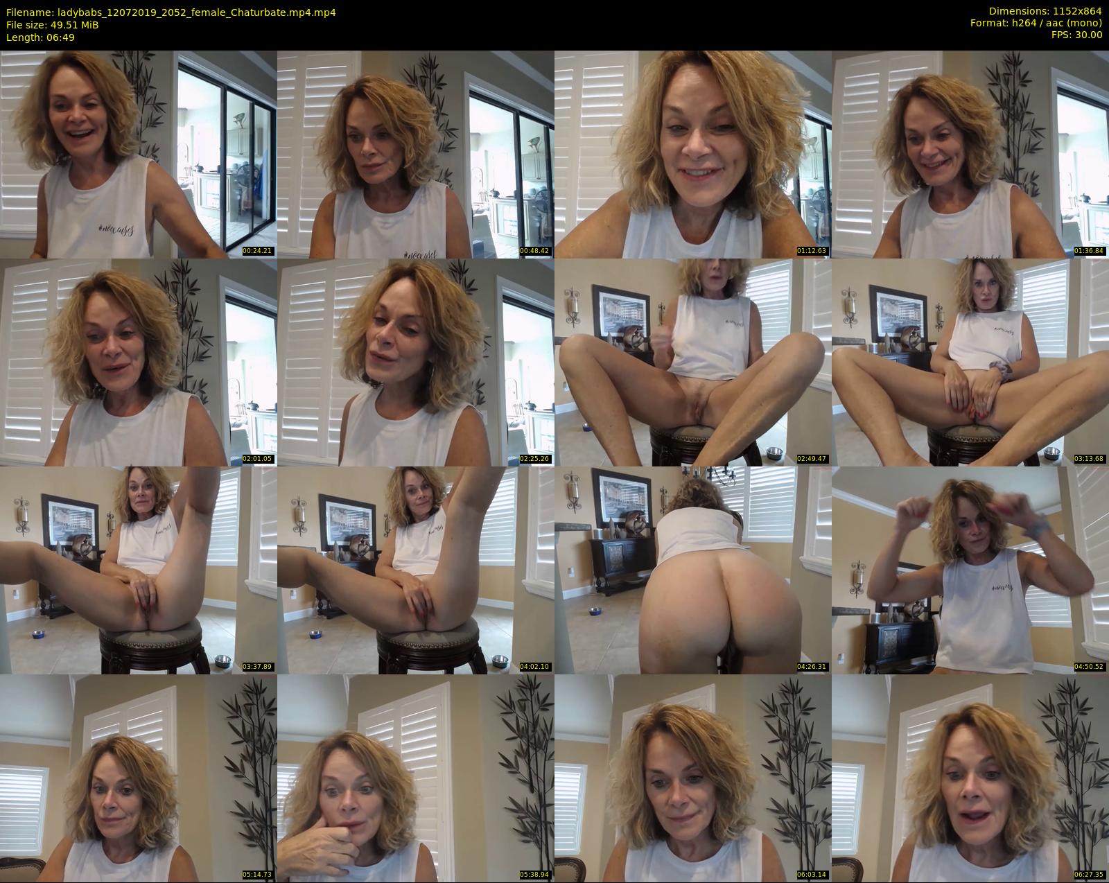 ladybabs — 7 minute Chaturbate female cam show recording, 720p, Jul 12, 2019